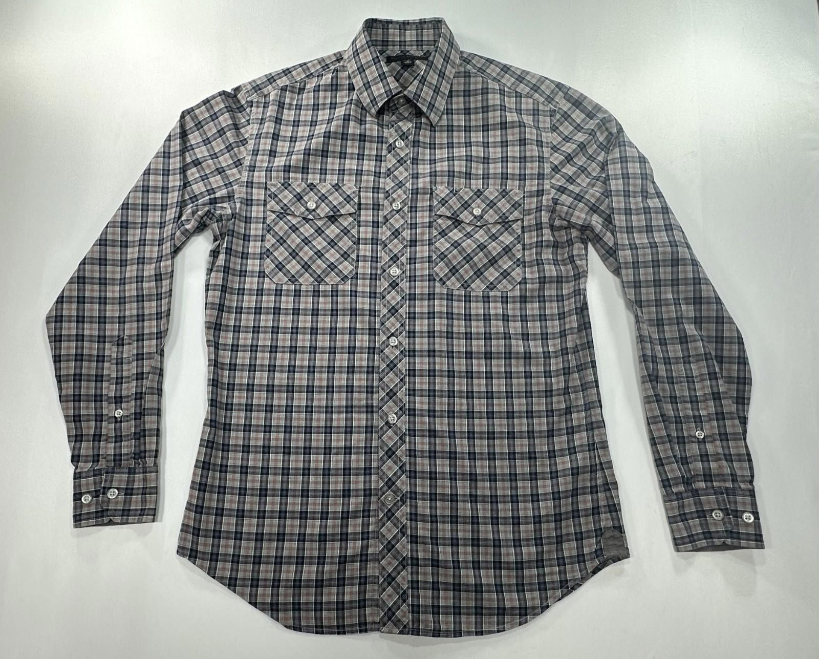 Banana Republic Banana Republic Cotton Plaid Button Up Shirt Green Mens S Size US S / EU 44-46 / 1 - 1 Thumbnail