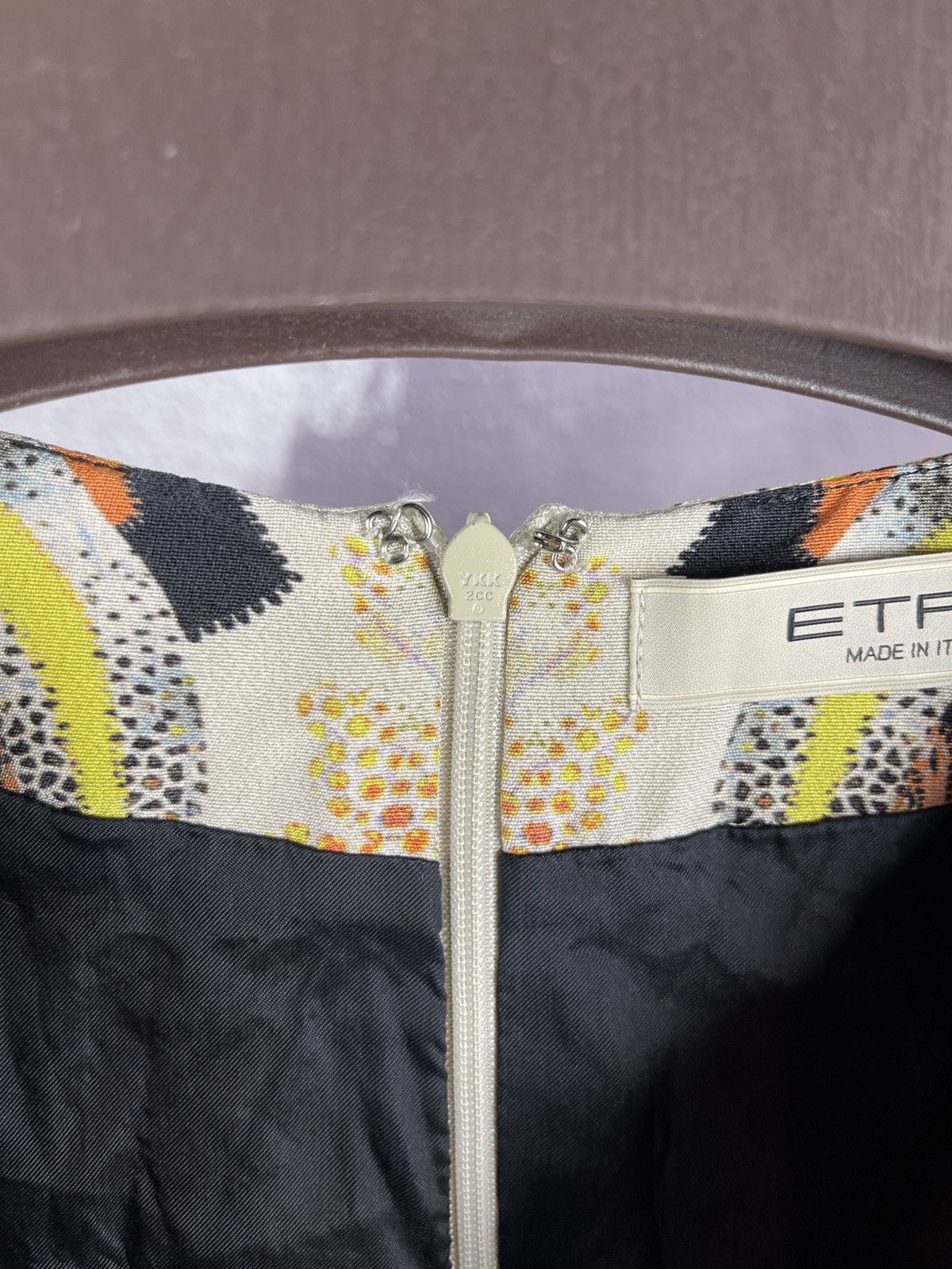 Etro Etro Milano multicolor silk midi dress made in Italy size 48 Size XL / US 12-14 / IT 48-50 - 9 Thumbnail