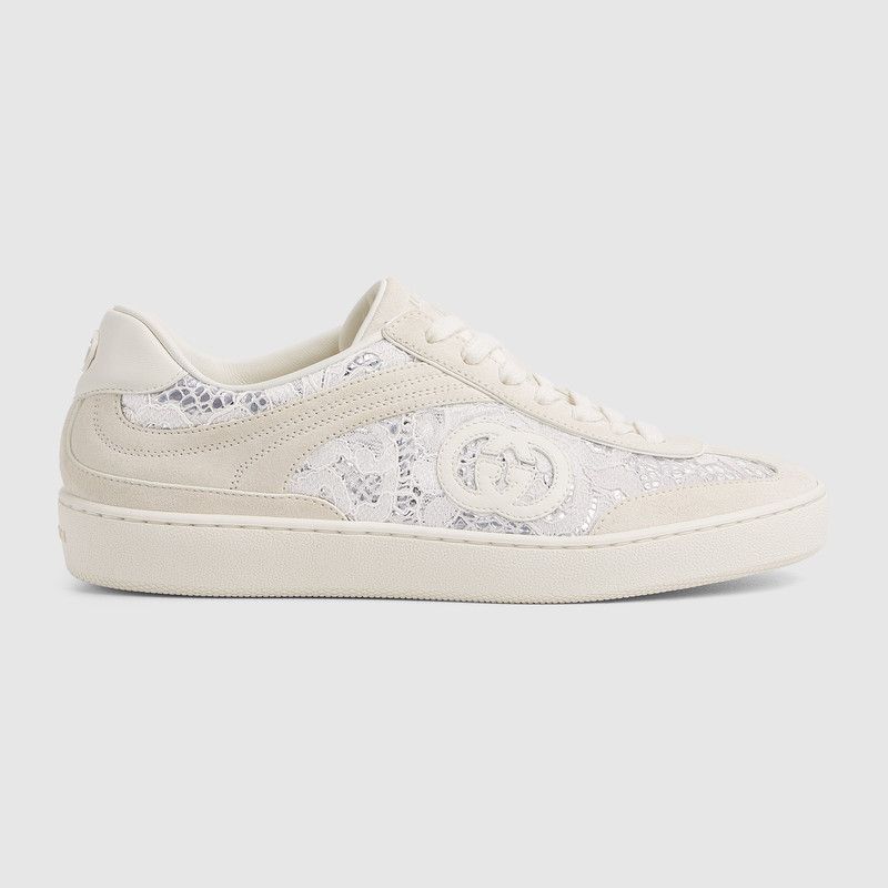 Gucci o1loc1c0326 831918 Women's G75 Sneakers in Off White Size US 8 / IT 38 - 1 Thumbnail