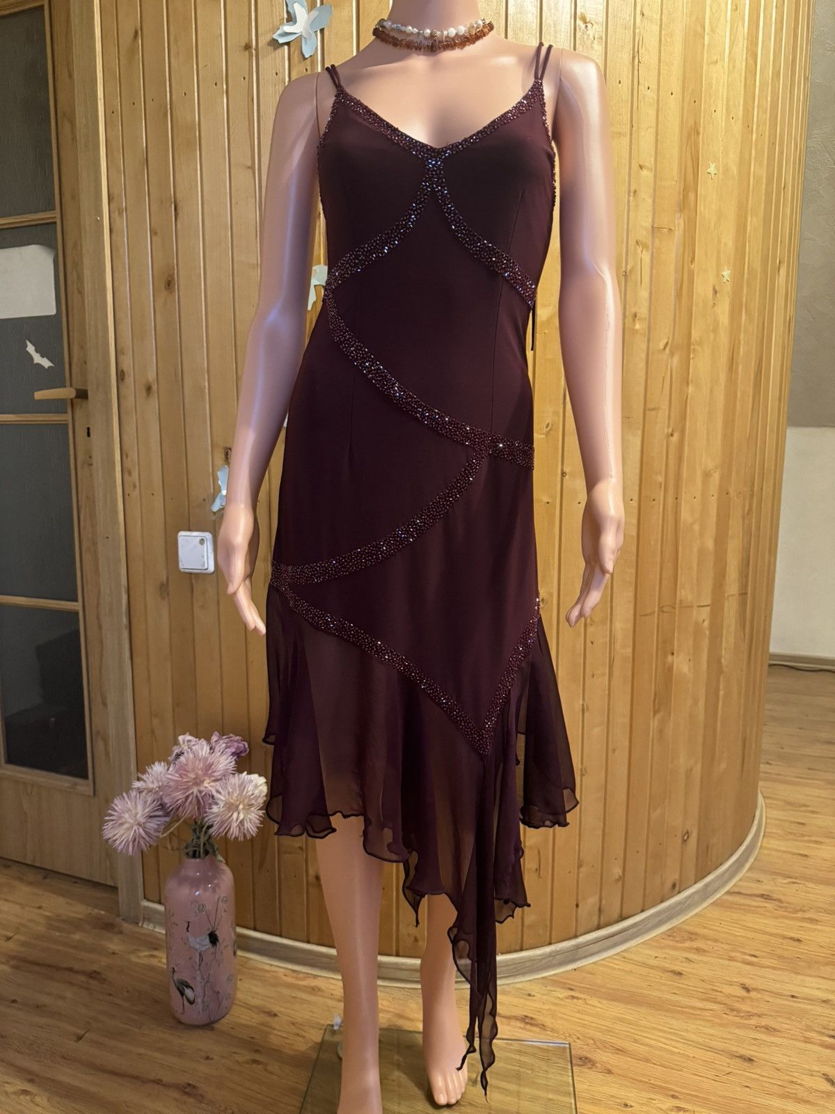 vintage embroidered dress whimsical
