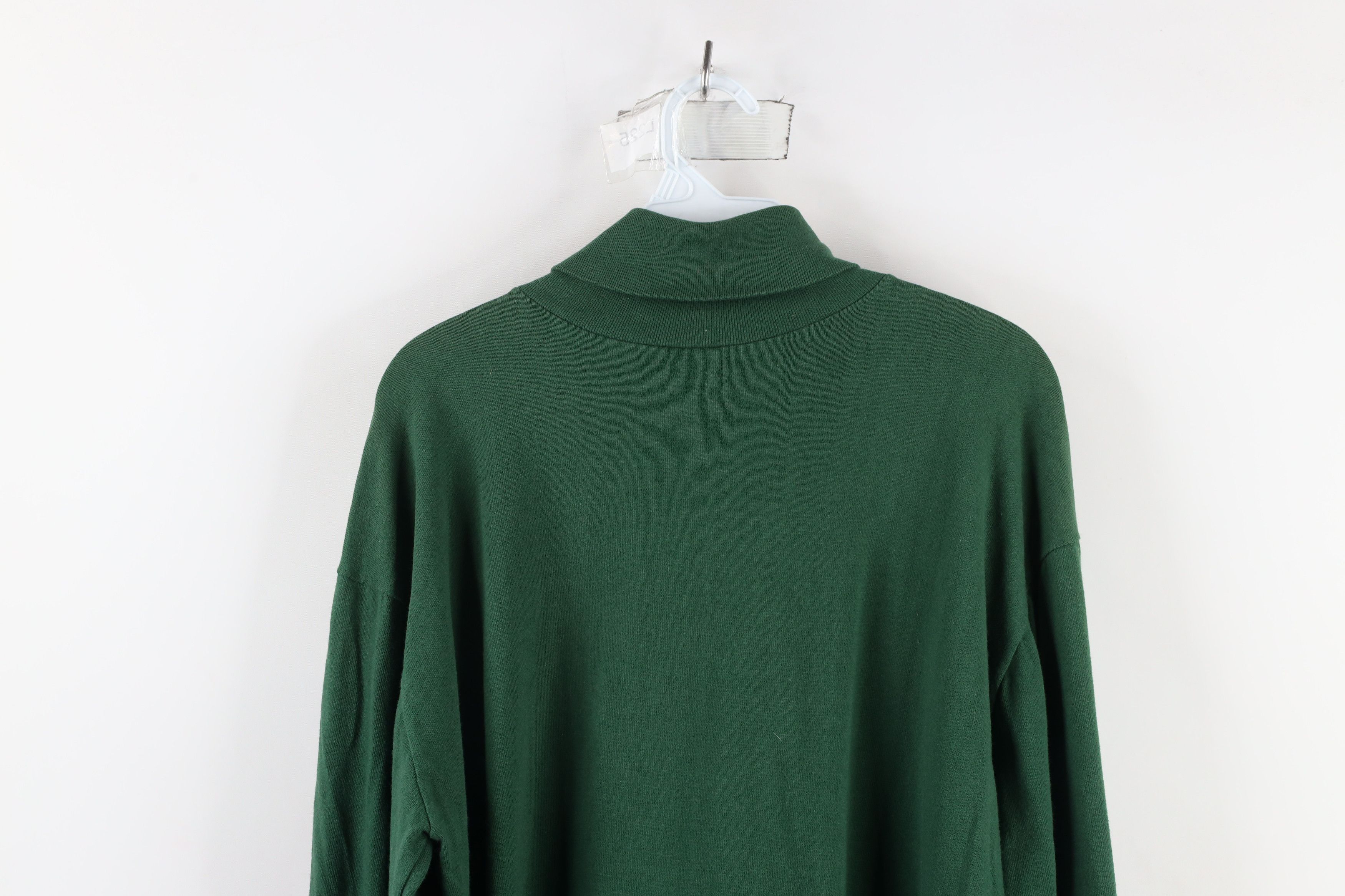 Vintage Vintage 90s Packers Football Turtleneck T-Shirt Green USA Size US L / EU 52-54 / 3 - 10 Thumbnail