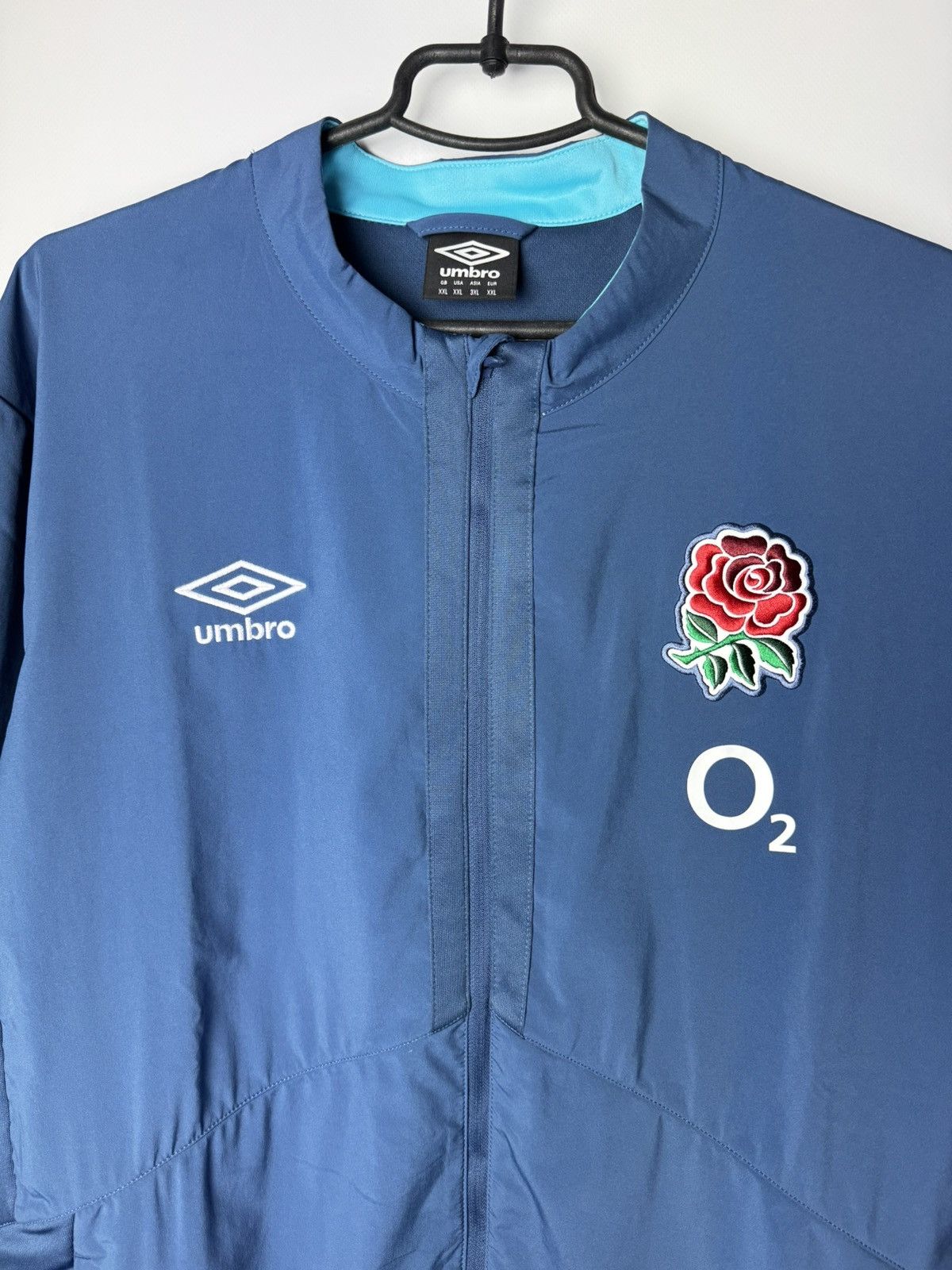Umbro England O2 2022 2023 Training Rugby Track Jacket Umbro Size US XXL / EU 58 / 5 - 4 Thumbnail