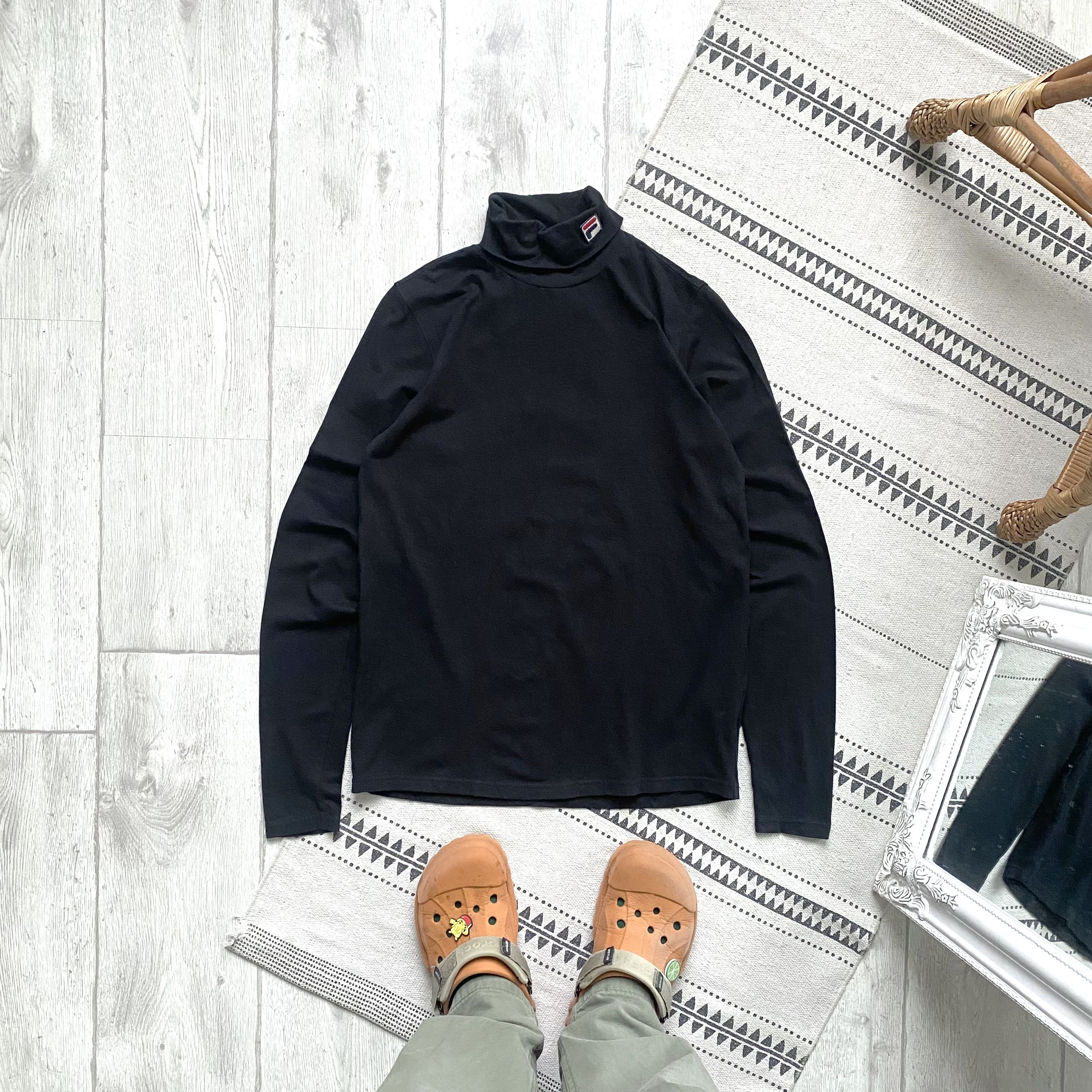 Fila 👟 Vintage Casual Fila long sleeve Turtleneck mini logo Nike Size US S / EU 44-46 / 1 - 1 Thumbnail