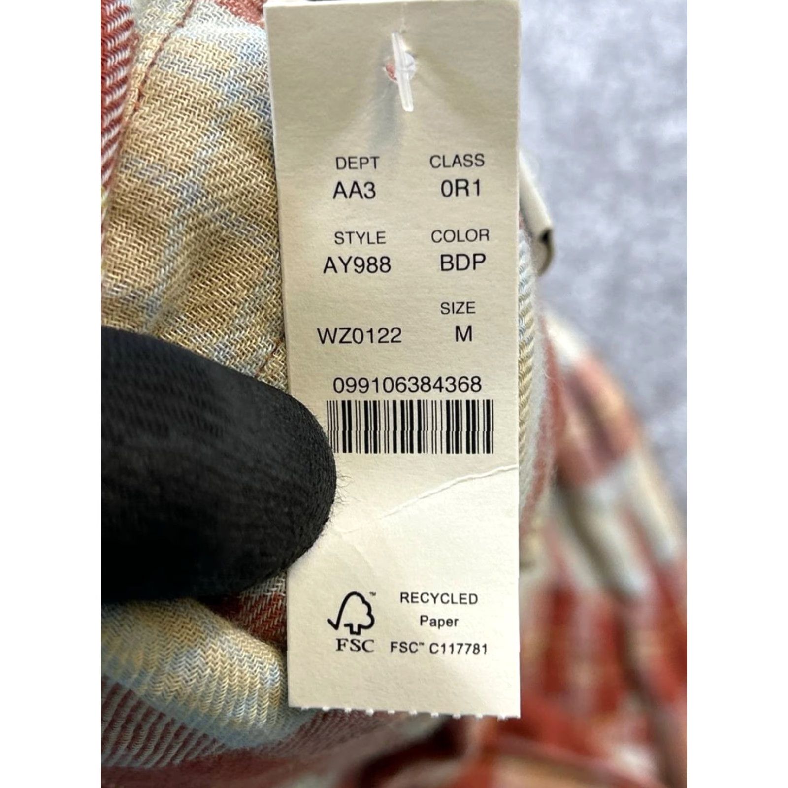 J.Crew J.CREW Button-Up Shirt Mens M Brown Beige Gray Cotton Plaid Knit Long Sleeve Casual Fall Winter Spring Size US M / EU 48-50 / 2 - 4 Thumbnail
