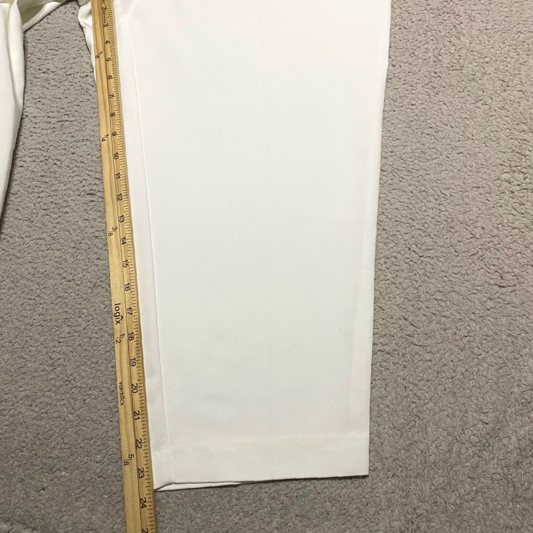 Apt. 9 Apt. 9 White Capri Pants NWT Womens 18W Plus Dress Pants Capris High Rise Stretch Pockets Size 40" / US 18 - 6 Thumbnail