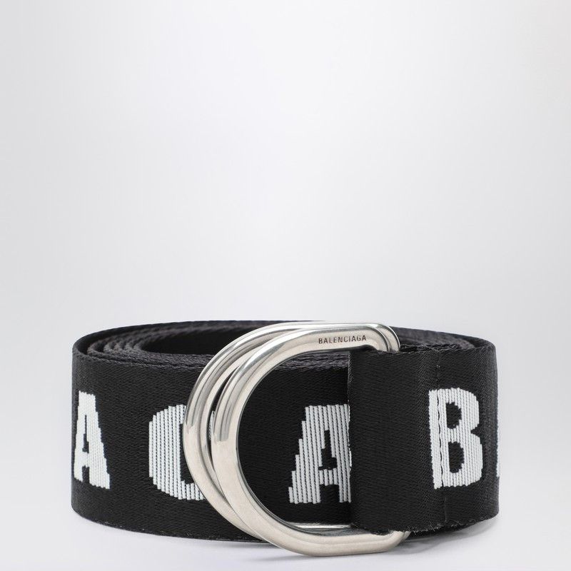 ベルト Balenciaga Grey Black Red D Ring Belt Men's D Ring Belt in Grey | Balenciaga US