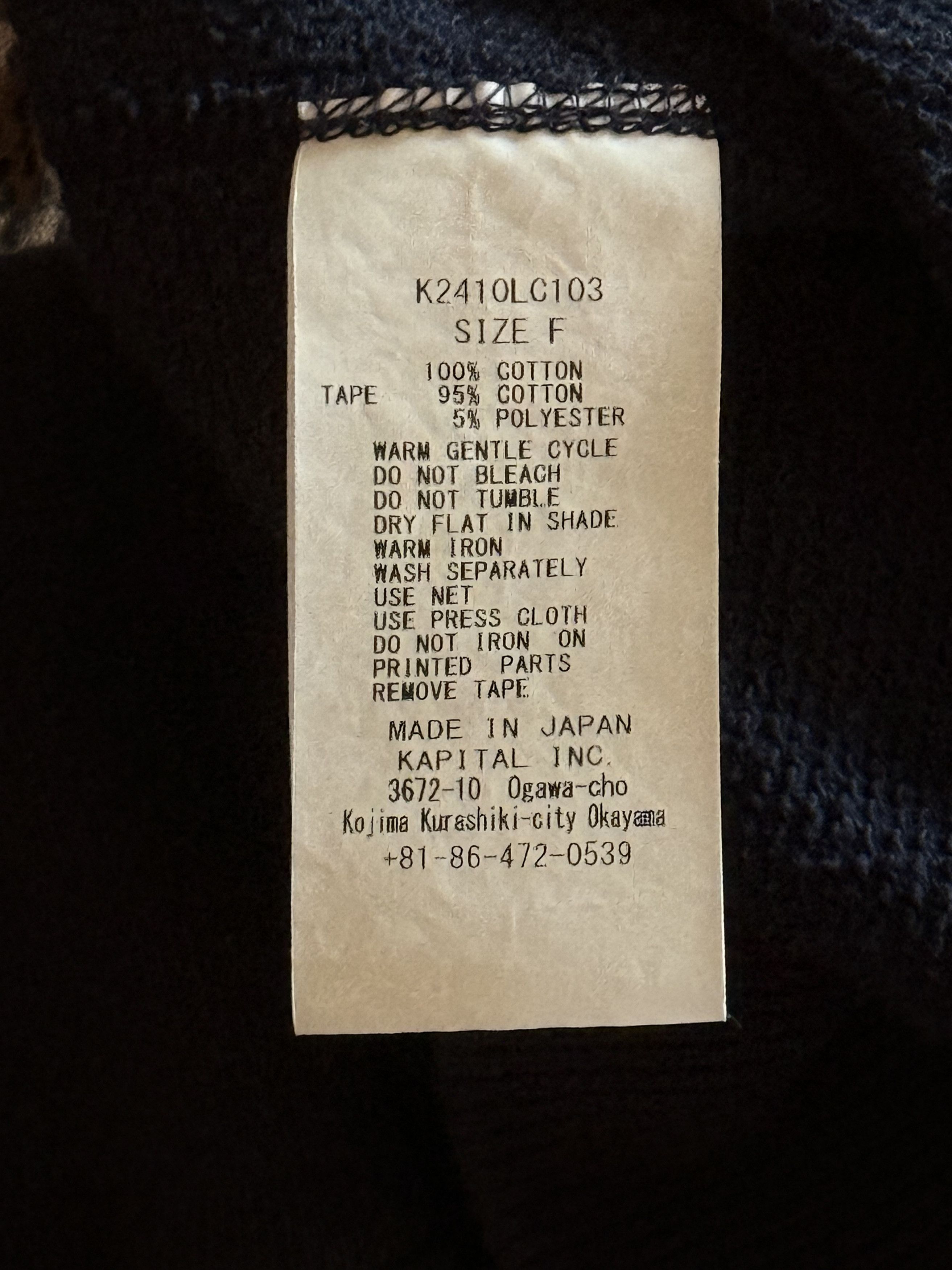 Kapital Kapital Fleece Devil Hoodie (BORO BOROUGH MASSACRE) Size F Size US M / EU 48-50 / 2 - 9 Thumbnail