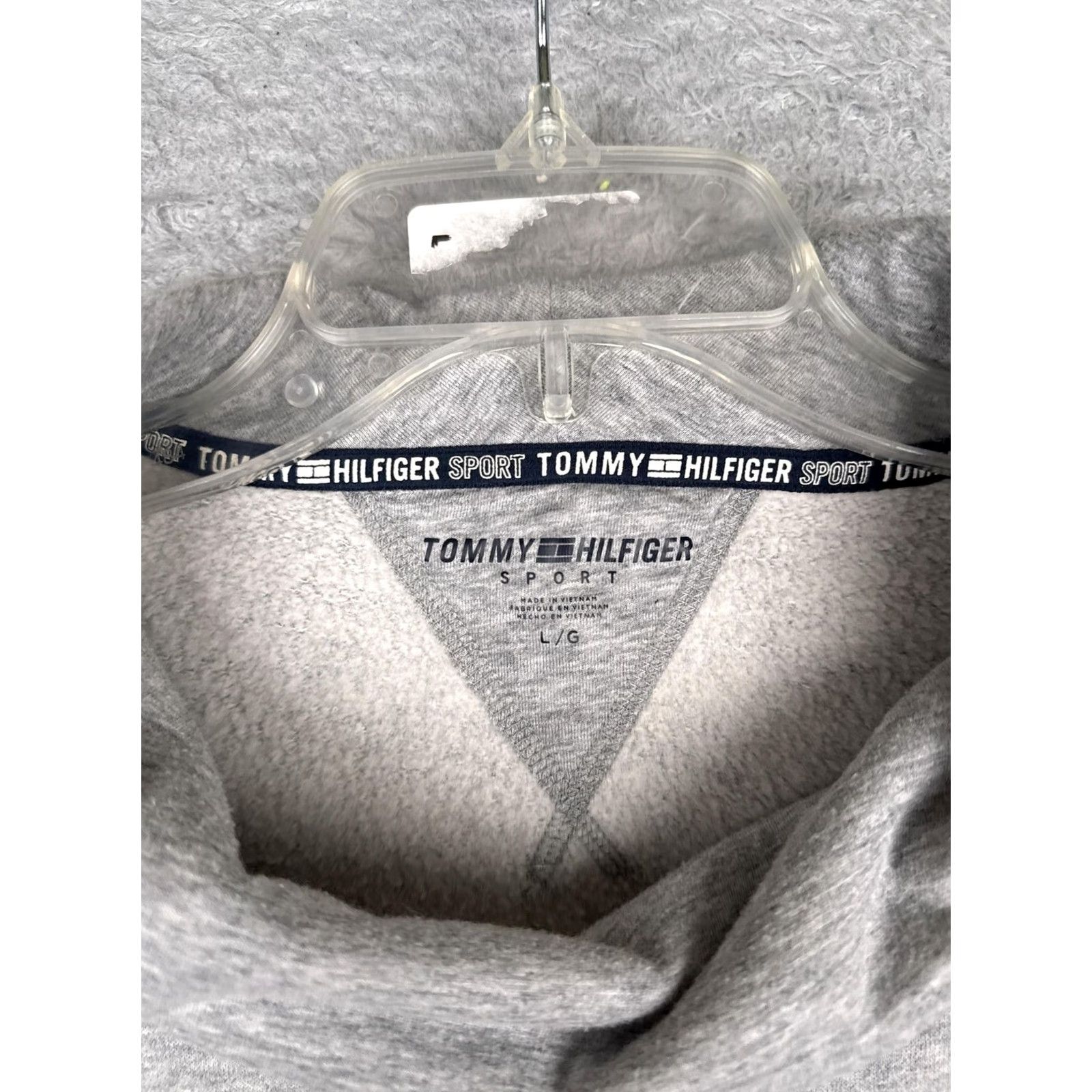 Tommy Hilfiger Tommy Hilfiger Sport Sweater Womens L Gray Cowl Neck Jersey Pullover Top Size L / US 10 / IT 46 - 7 Thumbnail