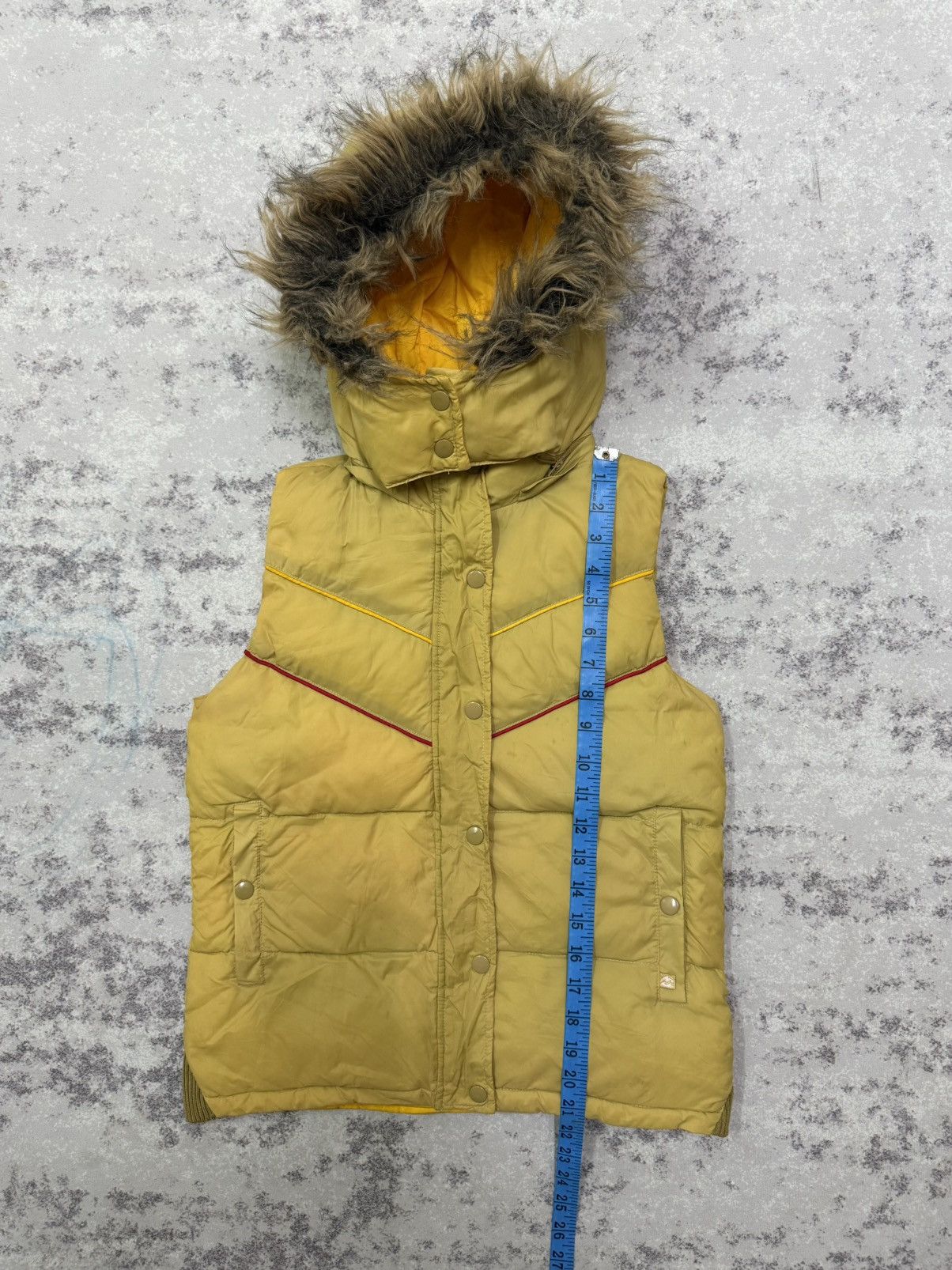 Billabong Billabong Faux Fur Puffer Down Jacket Vests Size XS / US 0-2 / IT 36-38 - 17 Thumbnail