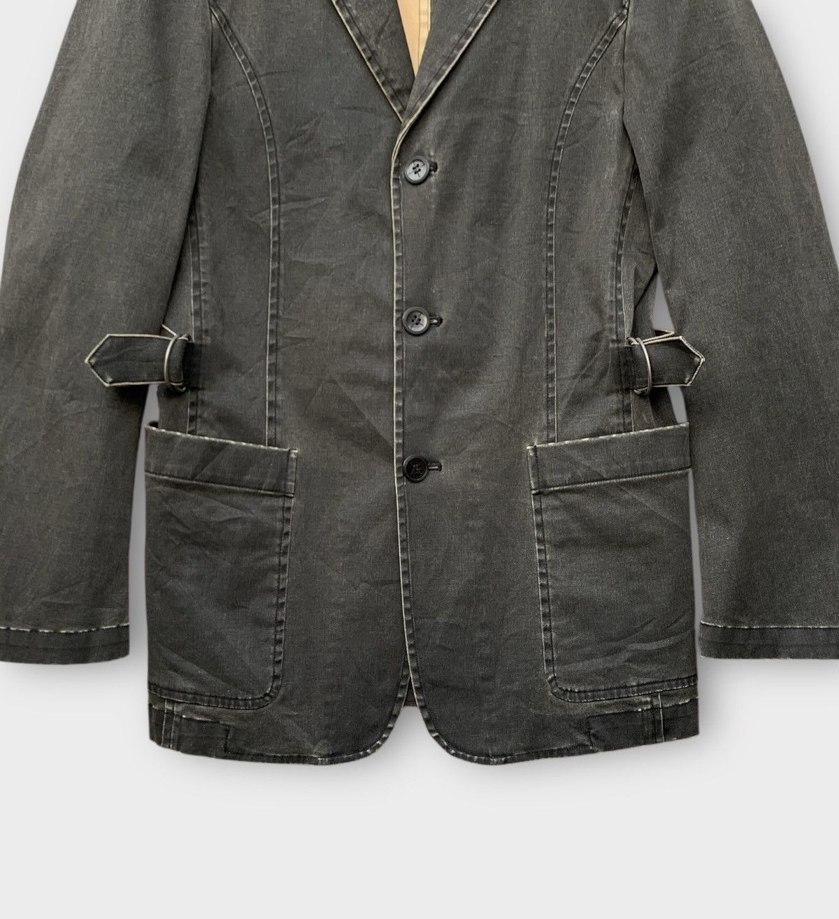 Jean Paul Gaultier GAULTIER HOMME OBJET COTTON COAT JACKET Size US S / EU 44-46 / 1 - 6 Thumbnail