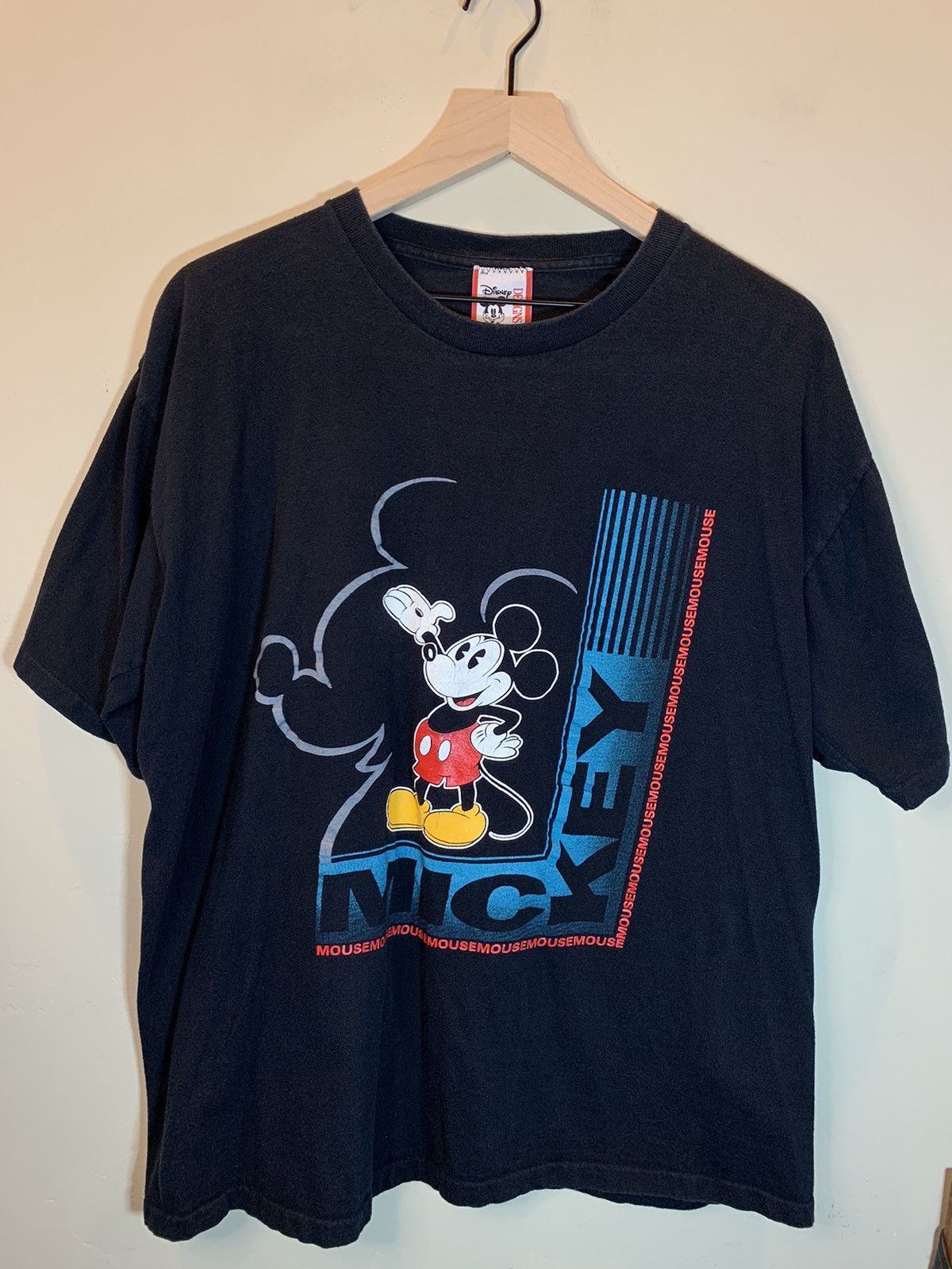 Disney *RARE* Vintage 80’s Mickey Mouse Disney Single Stitch Shirt Size US XL / EU 56 / 4 - 1 Thumbnail