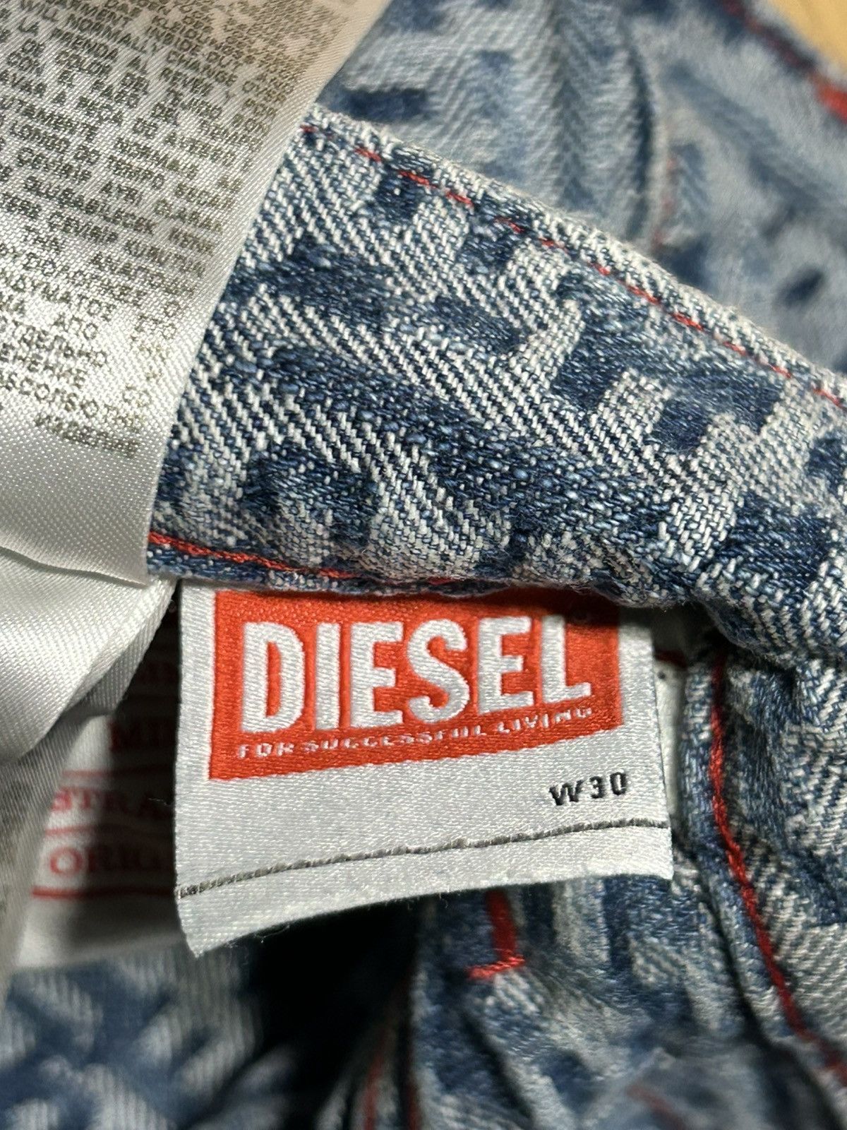 Diesel Diesel 1995 logo-print Jeans Size US 30 / EU 46 - 2 Thumbnail