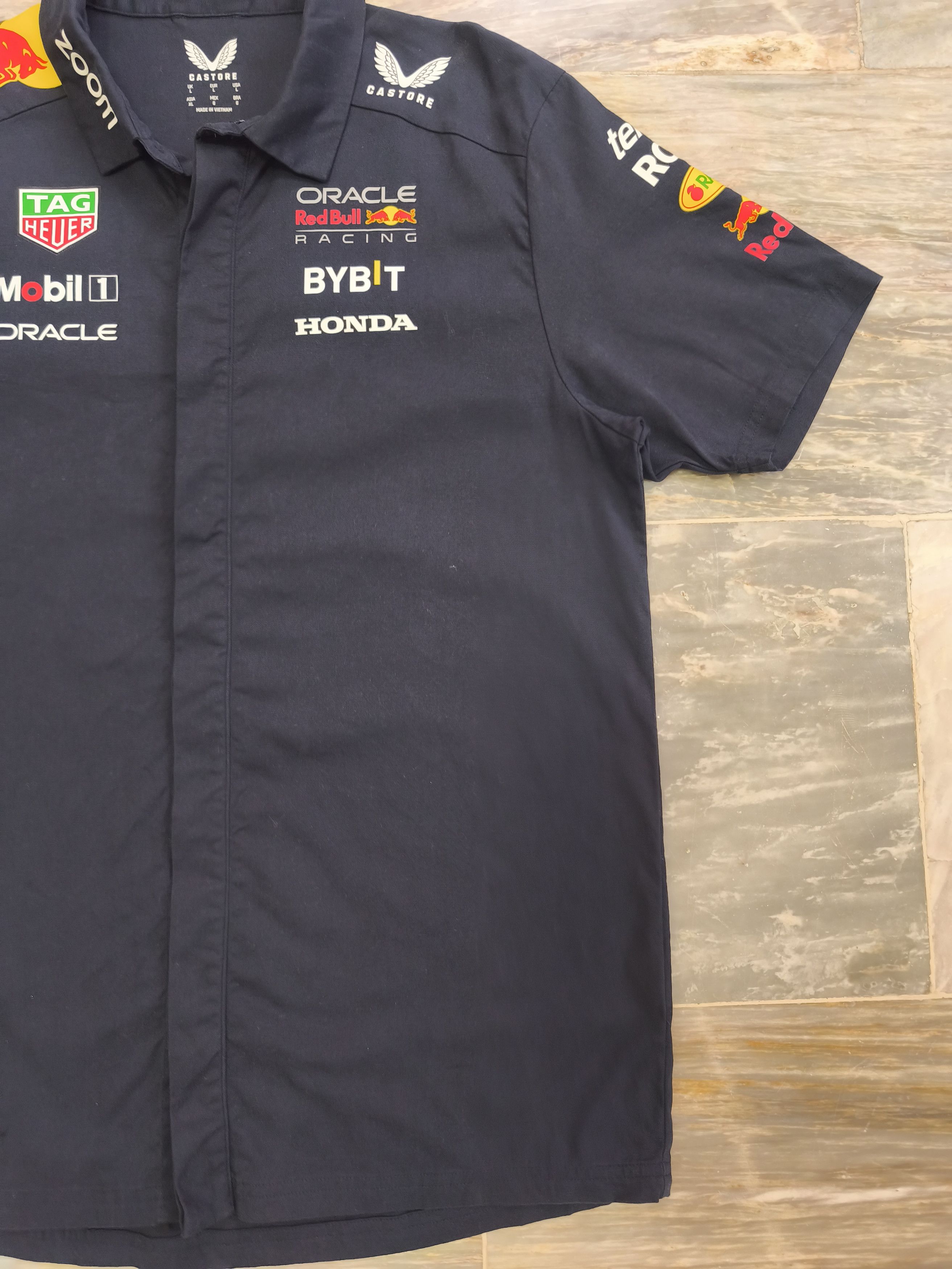 Formula 1 Oracle Red Bull Racing Teamline Polo Night Sky Size US L / EU 52-54 / 3 - 3 Thumbnail