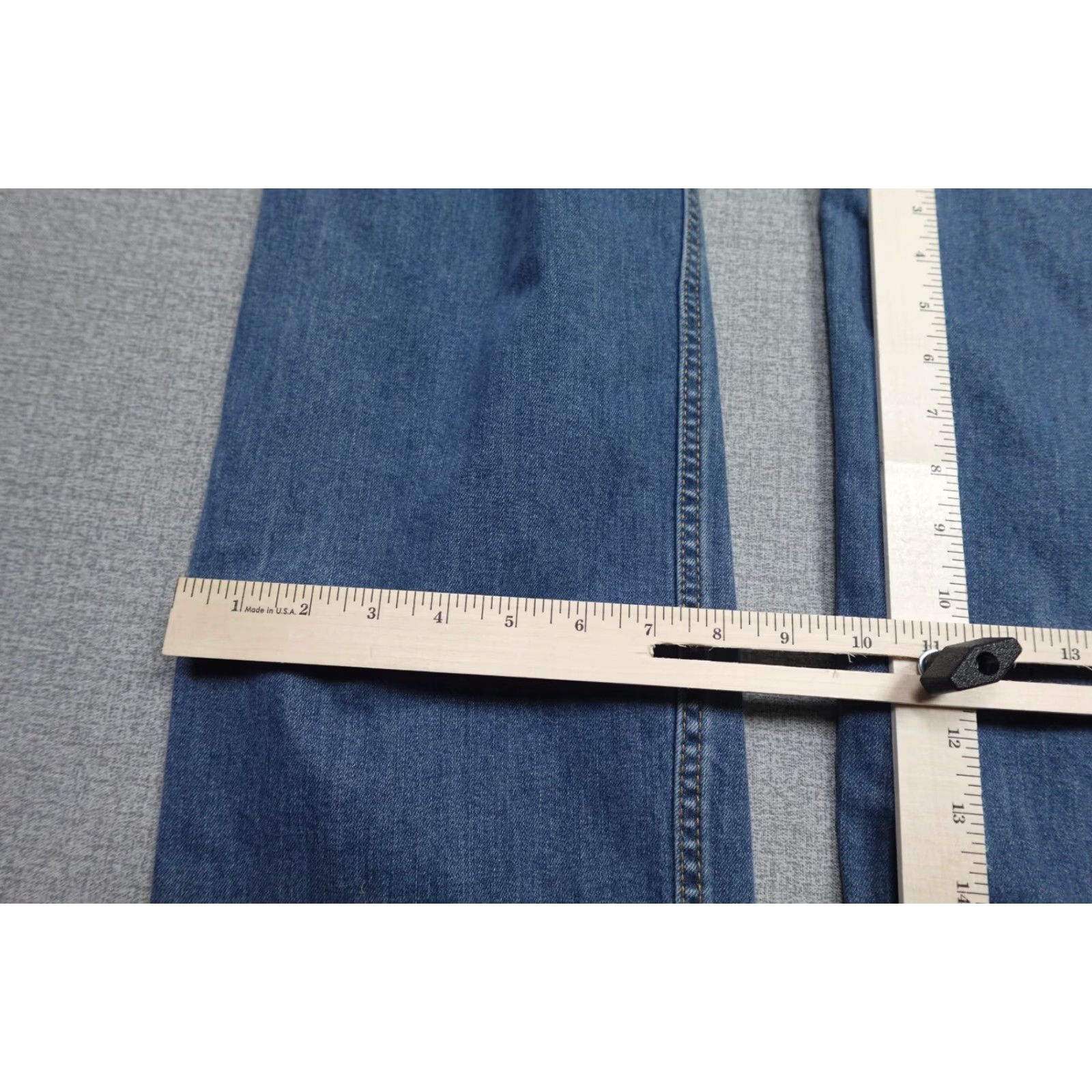 Levi's Levi's 505 Regular Jeans Mens 36x28 Blue Straight Dark Wash Rancher Western Jeans Size US 36 / EU 52 - 7 Thumbnail