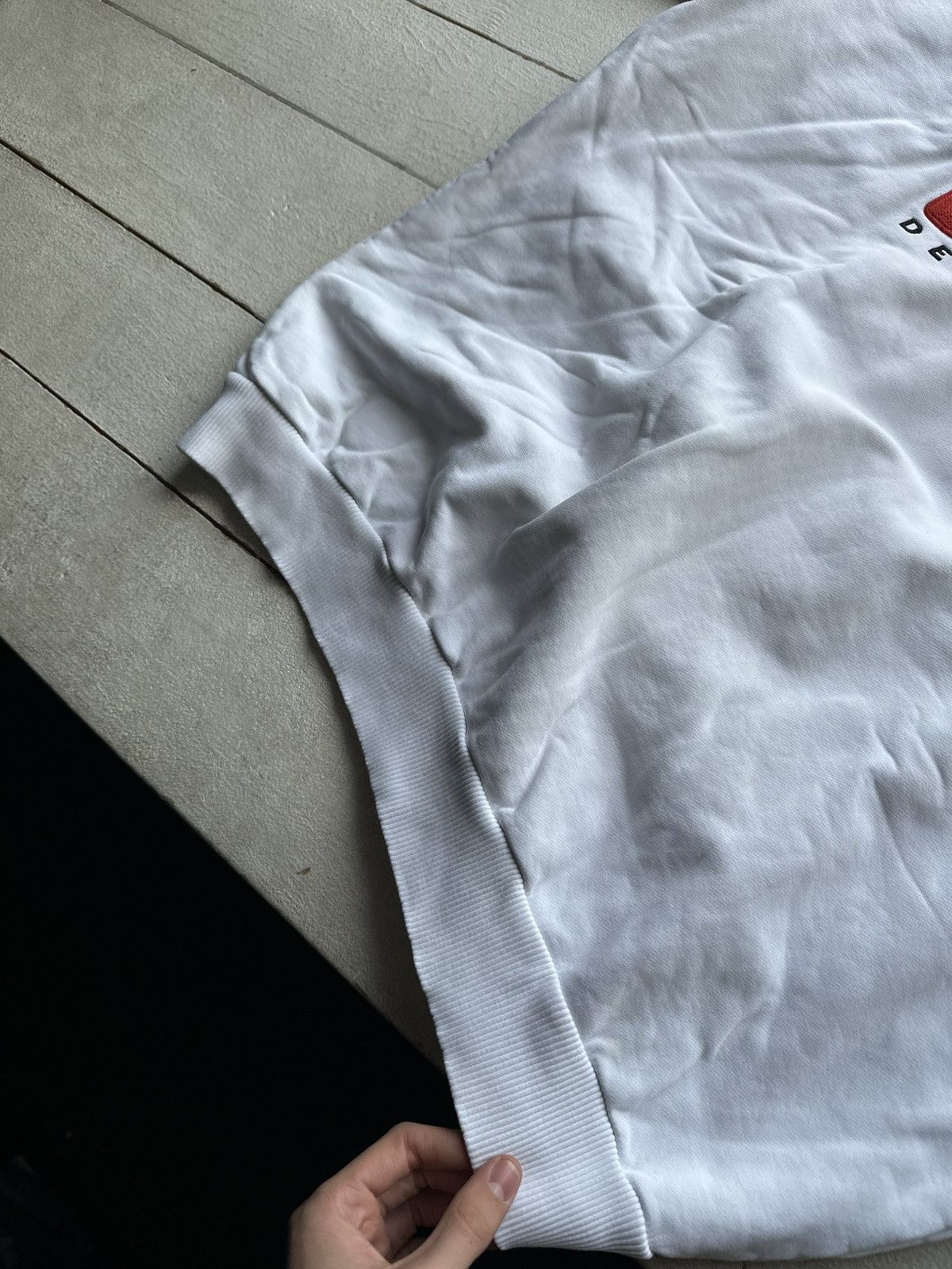 Diesel 🚨DIESEL HYPE WHITE HOODIE BIG LOGO BOXY FIT DENIM DIVISION Size US L / EU 52-54 / 3 - 4 Thumbnail