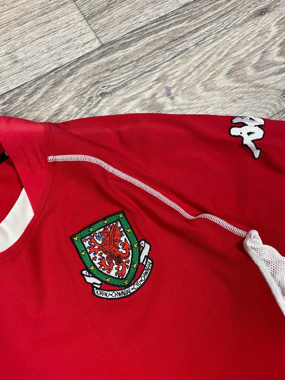 Kappa × Vintage Wales Soccer Jersey Football Shirt Original Size M 2003 Home Size US S / EU 44-46 / 1 - 2 Thumbnail