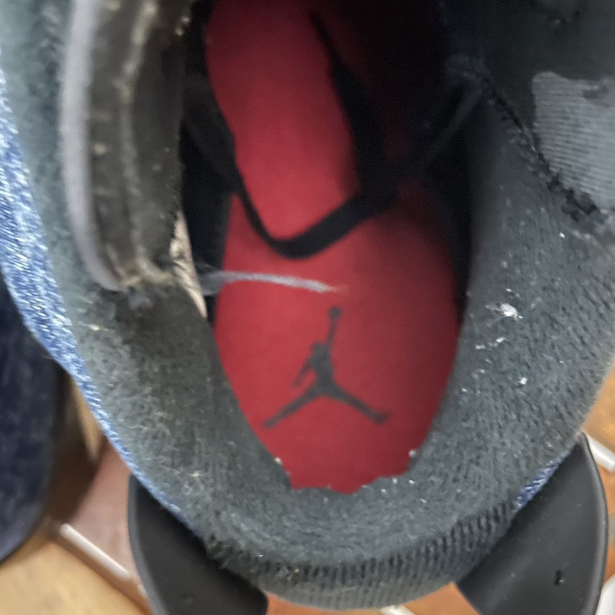 Jordan Brand × Nike Nike Air Jordan 6 Retro Washed Denim Mens US Size 11.5 Size US 11.5 / EU 44-45 - 8 Thumbnail
