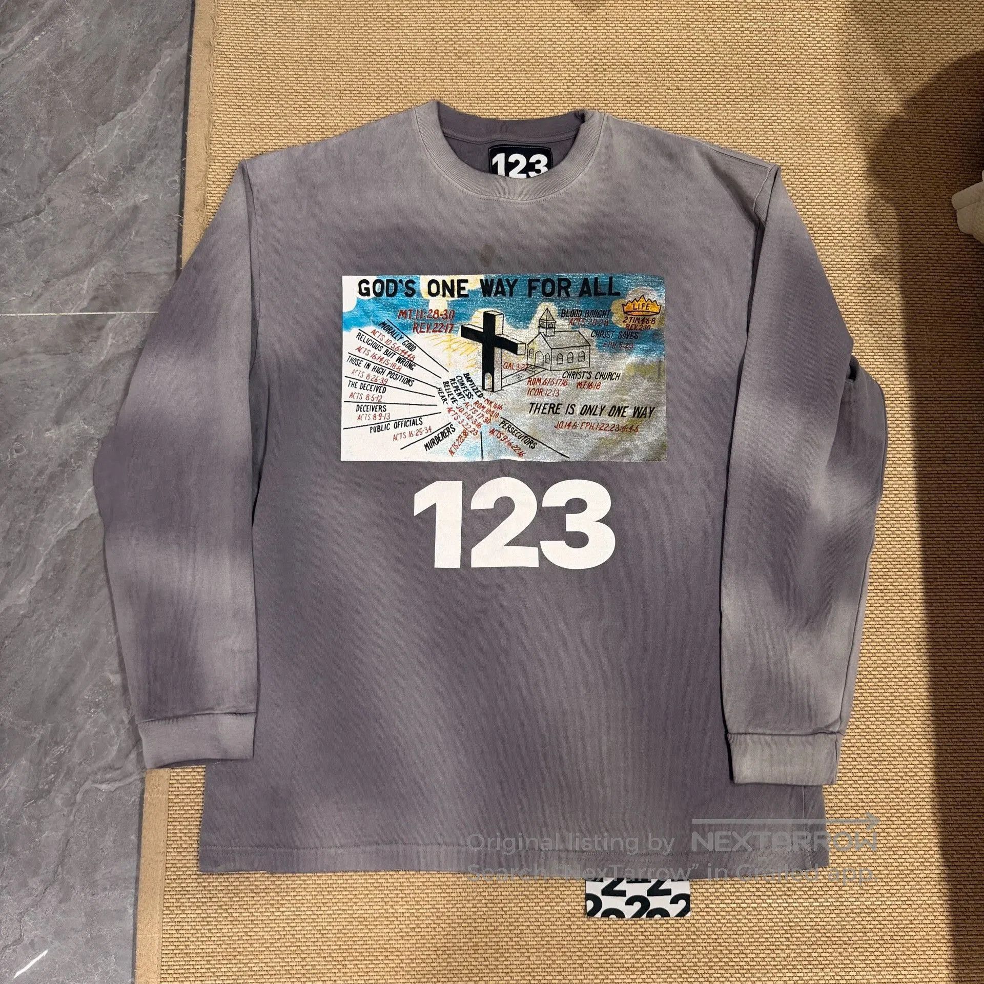 HOLLYWOOD RANCH MARKET UNION MRKT Long Sleeve Sweatshirt. Size US M / EU 48-50 / 2 - 1 Thumbnail