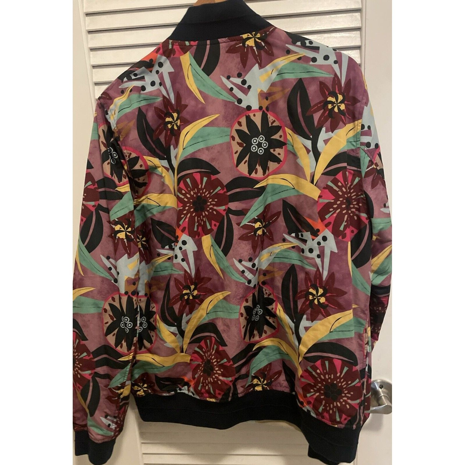 Scotch & Soda Scotch & Soda Mens Size XL Reversible Purple All Over Print Size US XL / EU 56 / 4 - 4 Thumbnail
