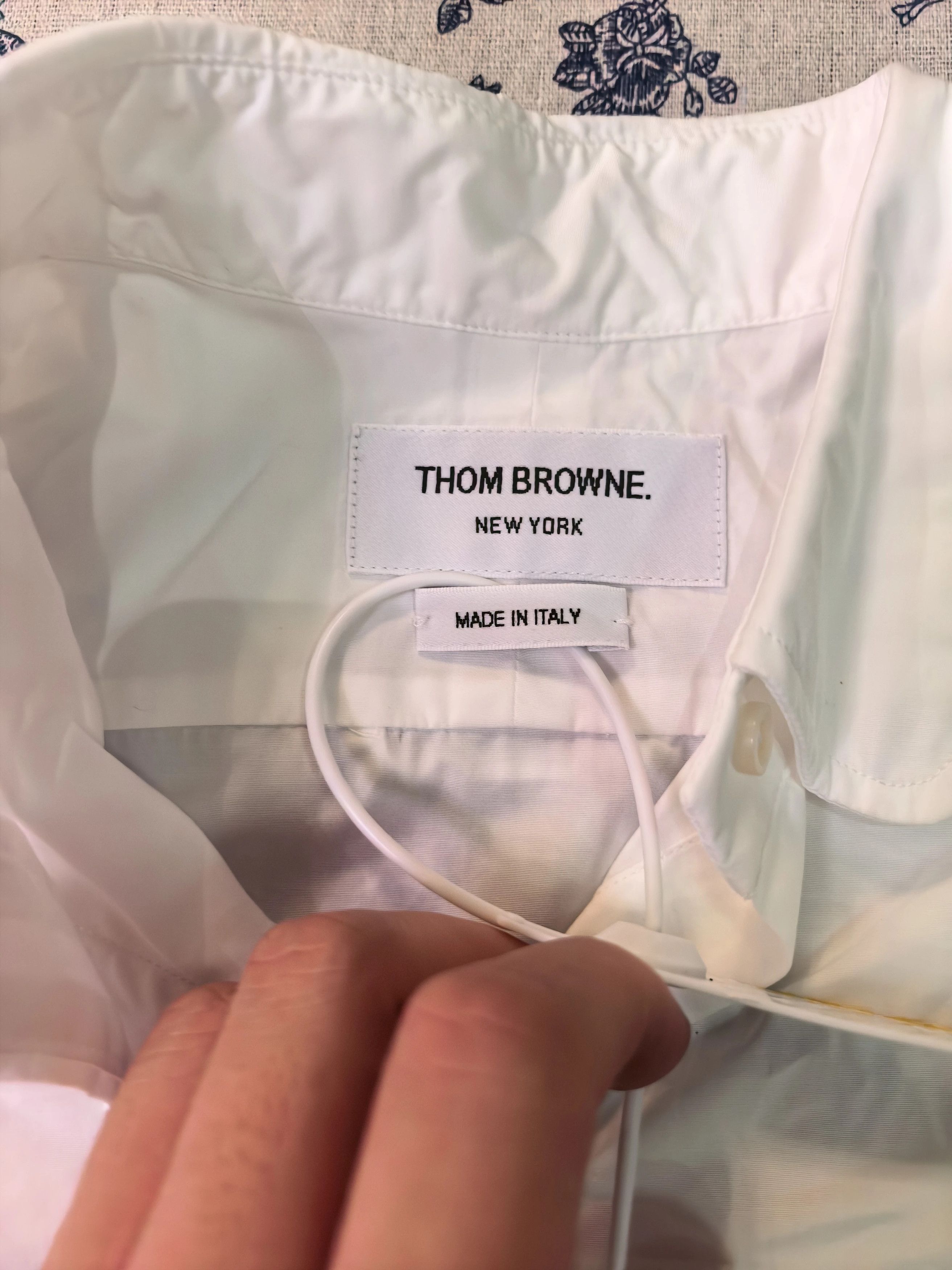 Thom Browne Thom Browne White LS Shirt 40 Near New Size S / US 4 / IT 40 - 2 Thumbnail