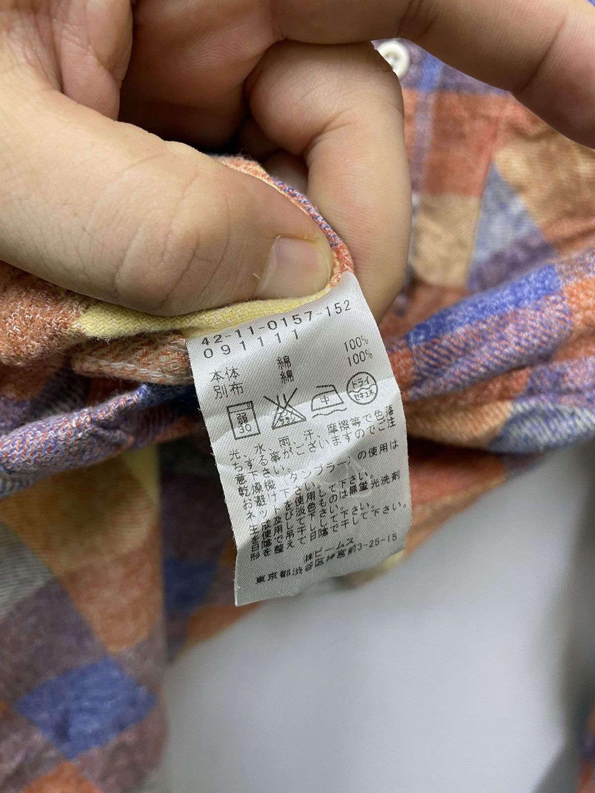 Beams Plus × Japanese Brand BEAMS HEART CHECKERED SHIRT Size US M / EU 48-50 / 2 - 5 Thumbnail