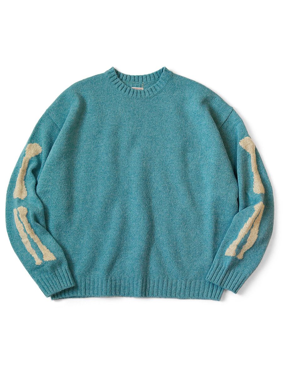Kapital Kapital 5G Wool BONE Crew Sweater Size US L / EU 52-54 / 3 - 2 Thumbnail