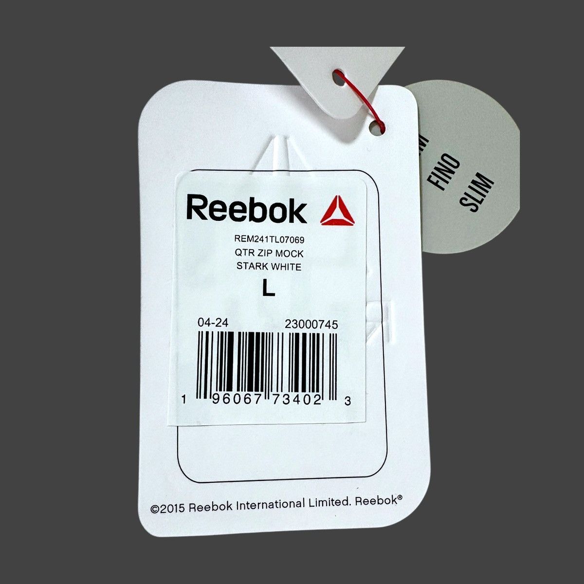 Reebok Reebok Men’s White Trail Long Sleeve Active Sweatshirt Sz L Size US L / EU 52-54 / 3 - 16 Thumbnail