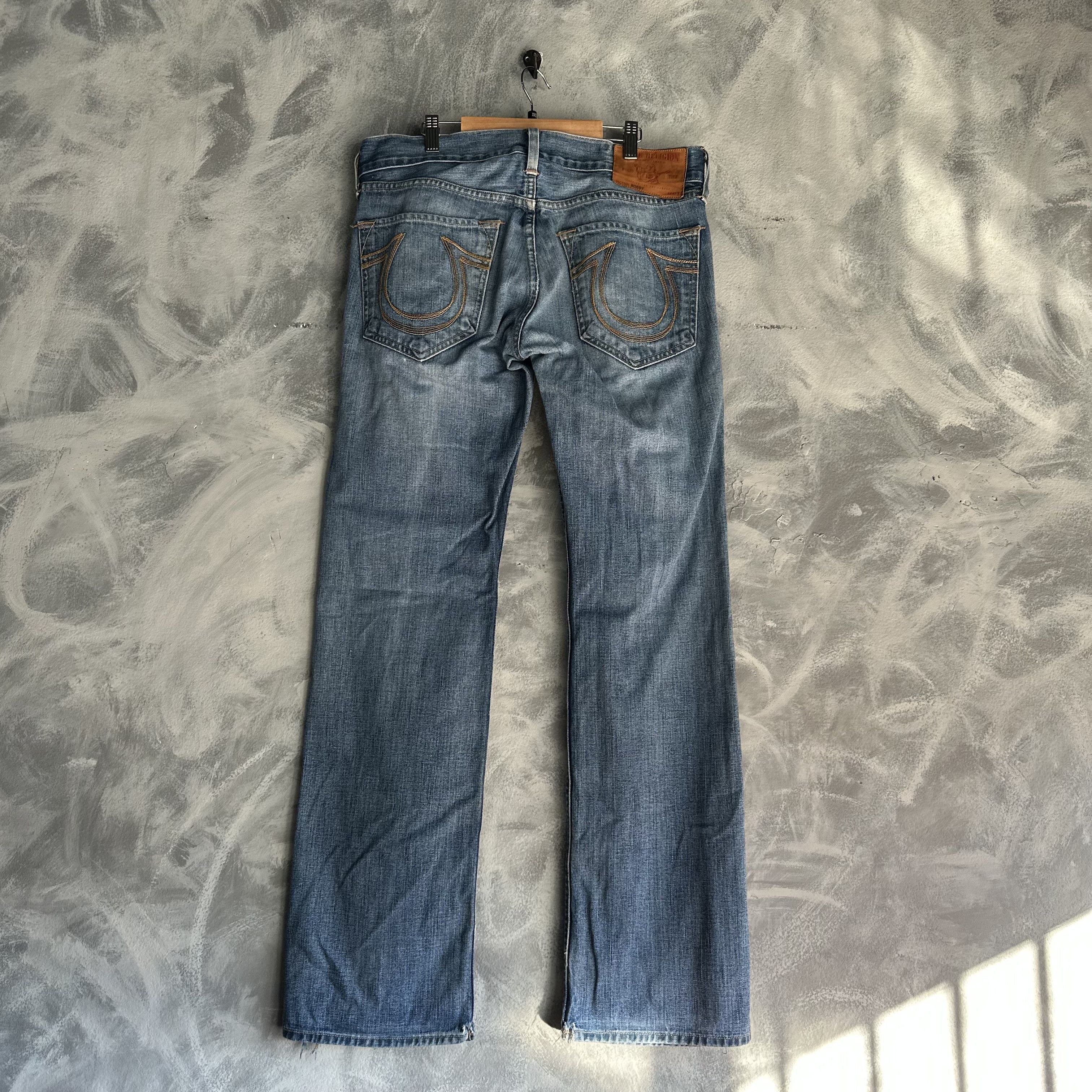 True Religion True Religion Bobby Super T Jeans Mens 32x32 Thick Stitch Size US 32 / EU 48 - 4 Thumbnail