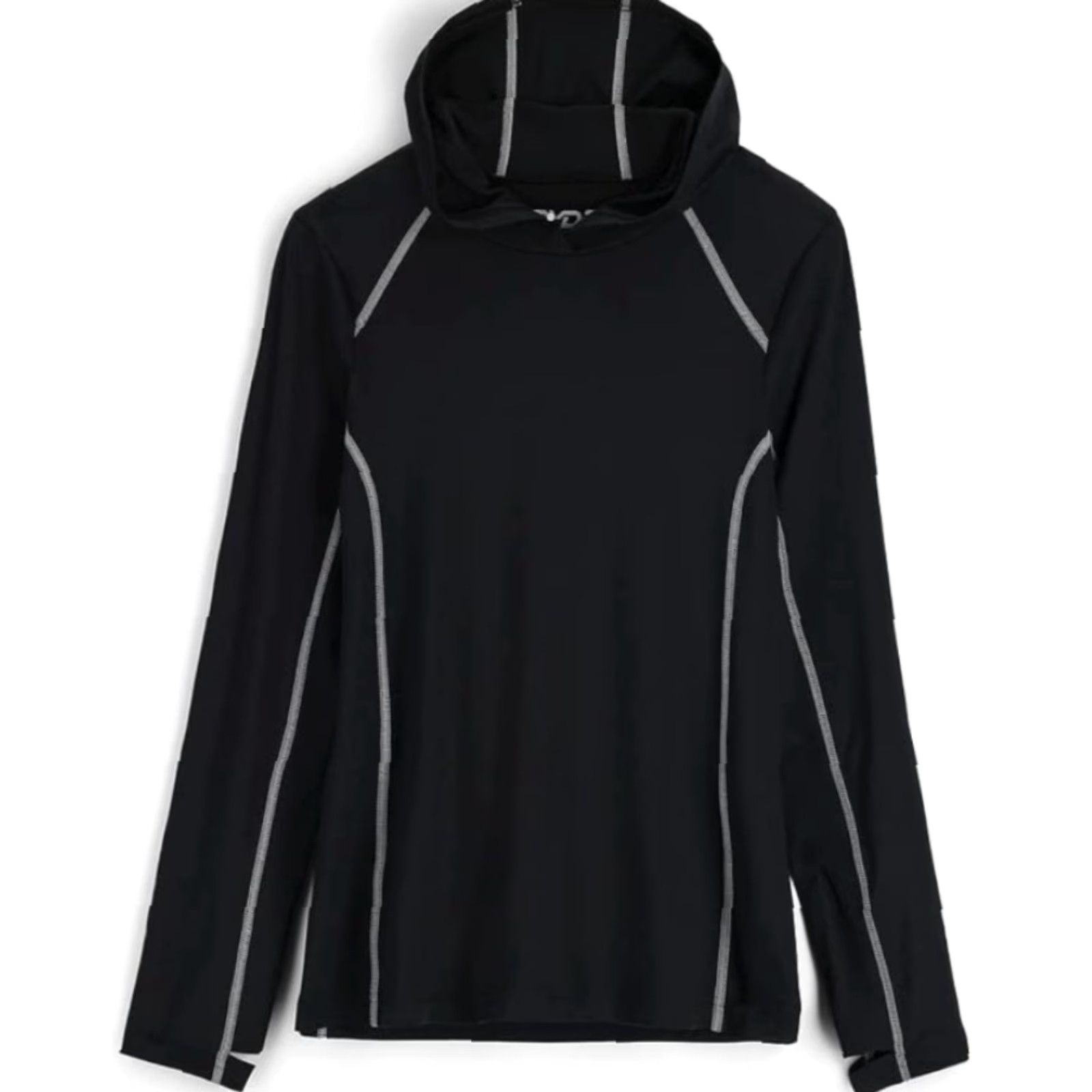 Spyder Spyder Women’s Arc Graphene Tech Hoodie - S - Black - Hooded, Lightweight, Quick Dry, UV Protection - Pullover - Activewear - Women Size S / US 4 / IT 40 - 3 Thumbnail