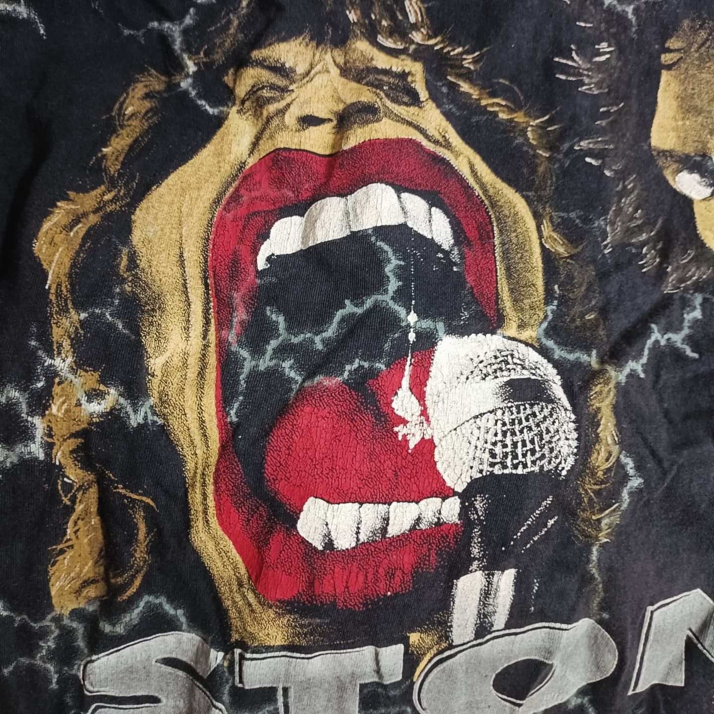 Vintage The Rolling stones Peyote 90' Size US XL / EU 56 / 4 - 2 Thumbnail