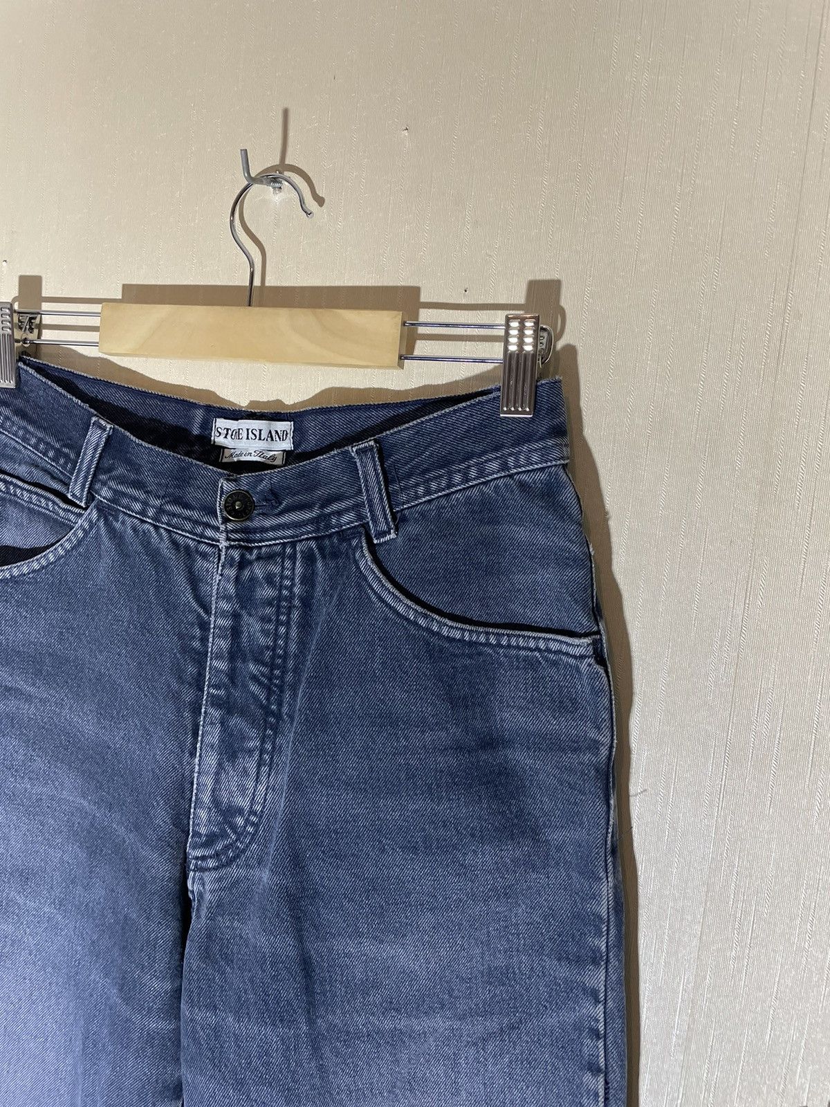 Massimo Osti × Stone Island × Vintage Stone Island Vintage denim jeans 90s Size US 29 - 12 Thumbnail
