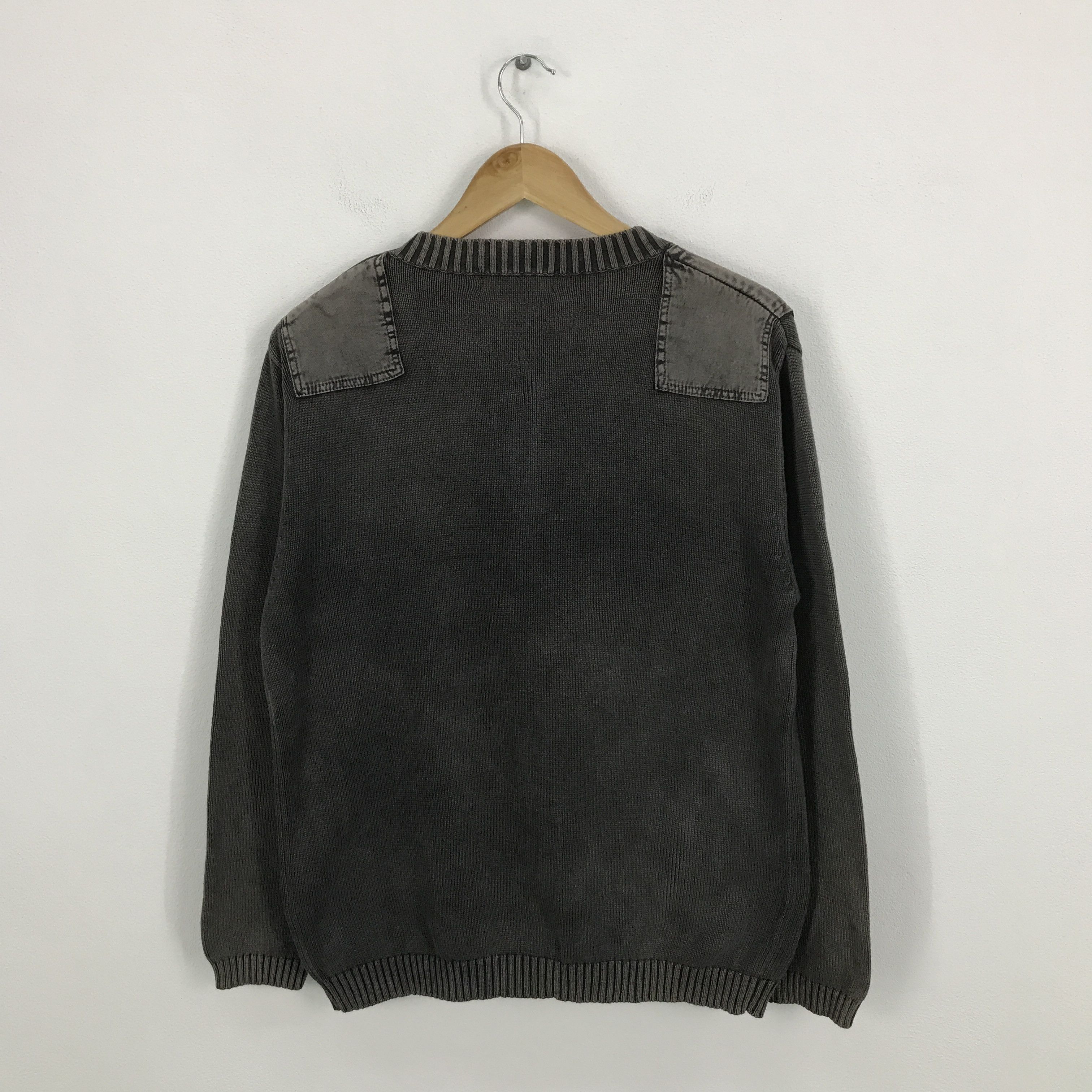 Beams Plus × Japanese Brand ifsixwasnine style beams black faded zipper knitwear jacket Size US L / EU 52-54 / 3 - 2 Thumbnail