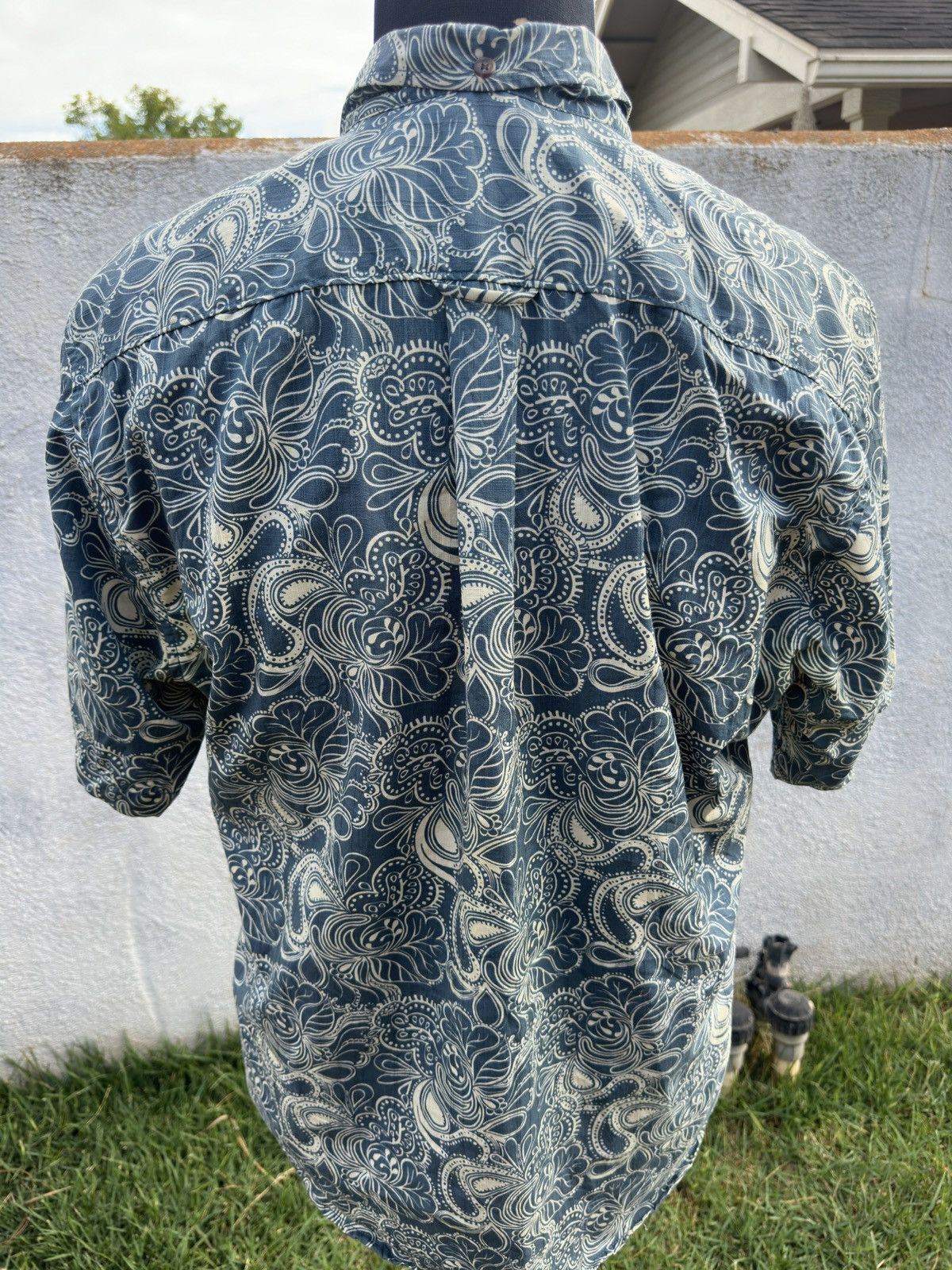 Reyn Spooner PreOwned Reyn Spooner Tailored Green Hawaiian Print Men's L Size US L / EU 52-54 / 3 - 2 Thumbnail