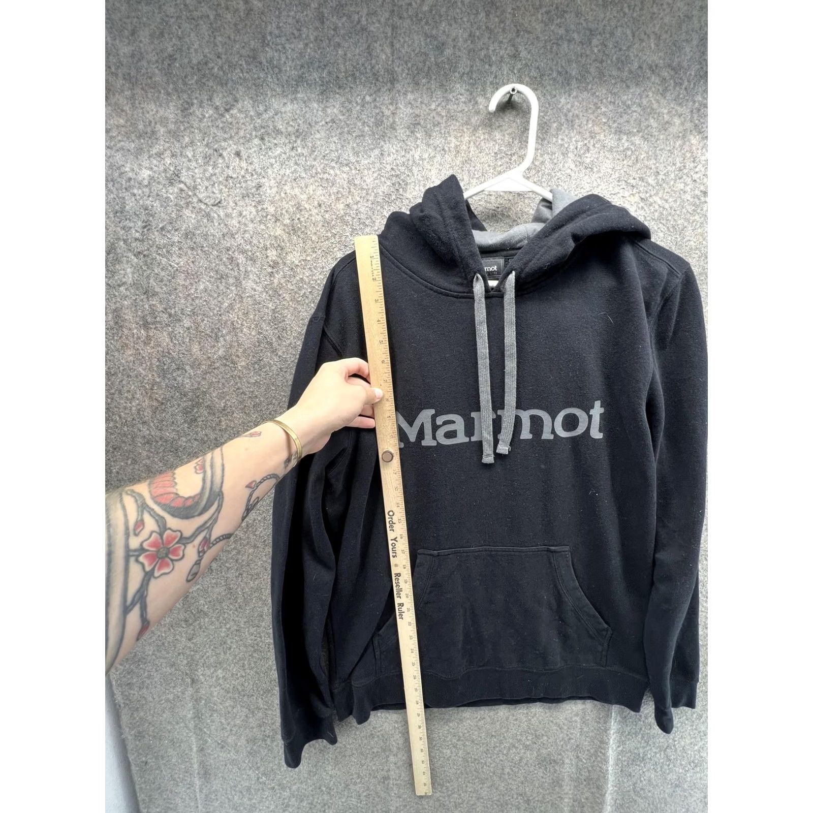 Marmot Marmot Hoodie Mens Medium Black Logo Pullover Fleece Sweatshirt Outdoor Casual Size US M / EU 48-50 / 2 - 2 Thumbnail