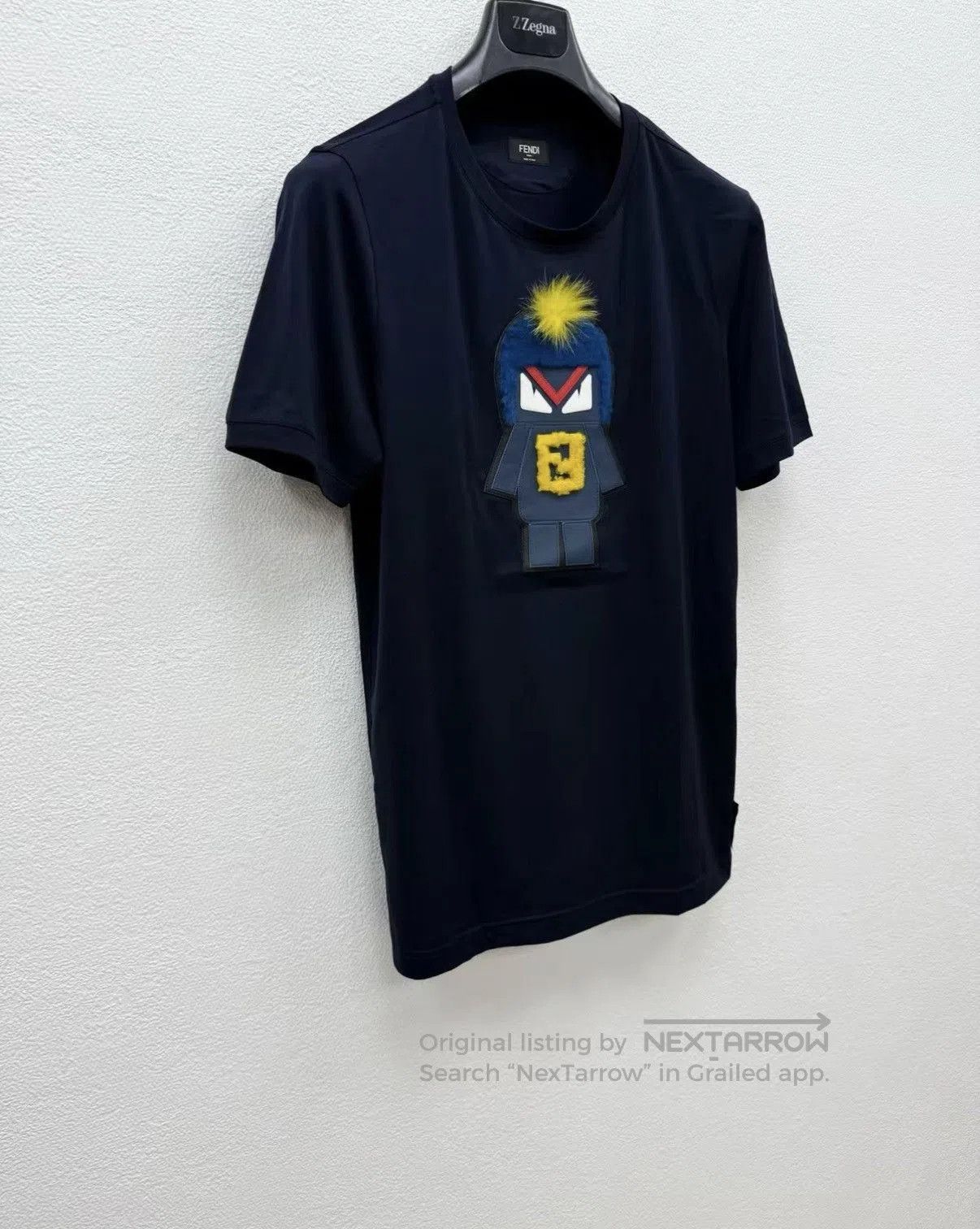 Fendi Black Short Sleeve Graphic T. Size US S / EU 44-46 / 1 - 2 Thumbnail