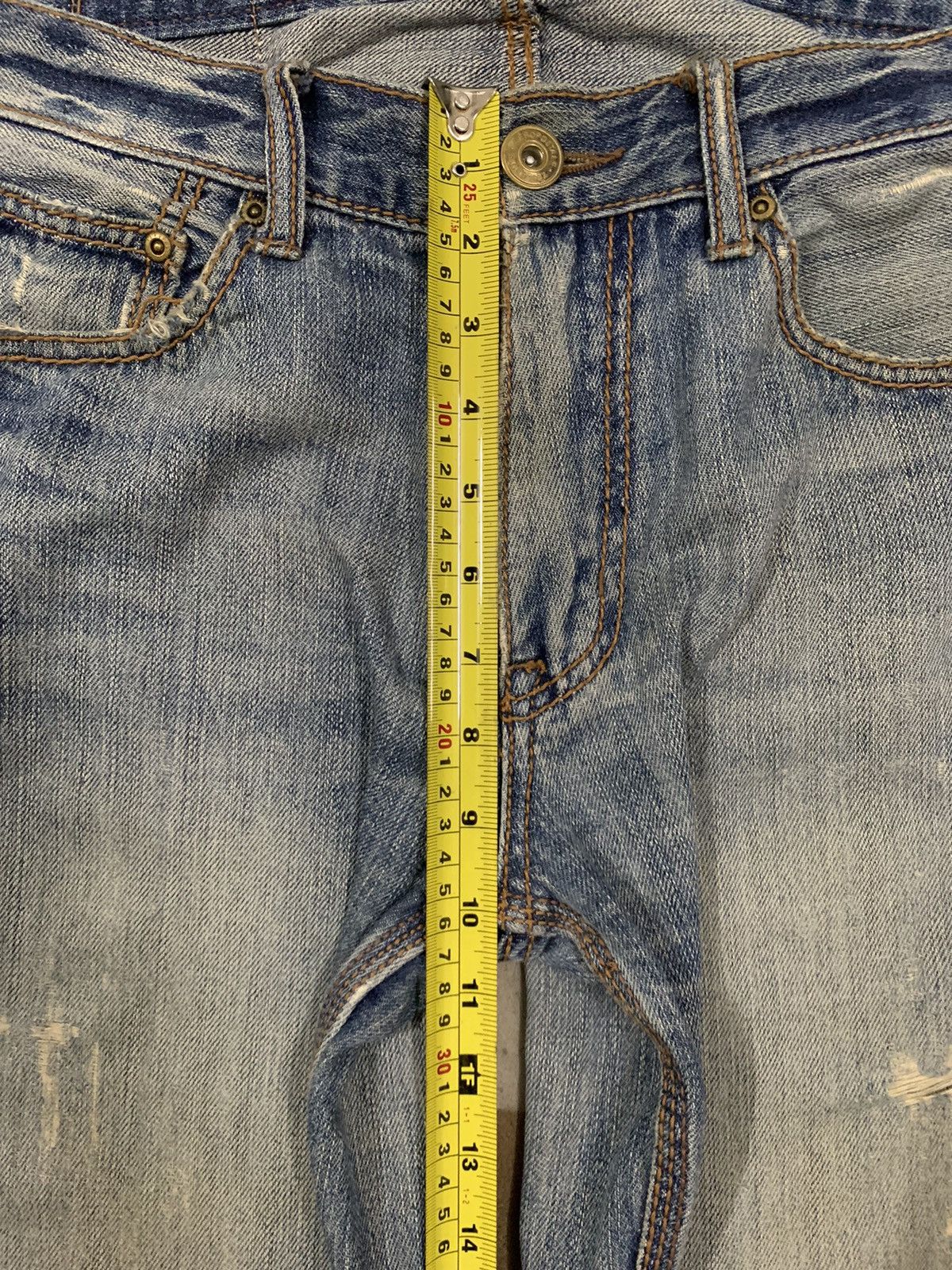 Aeropostale Vintage Aeropostale Mud Wash Distressed Grunge Jeans Size US 30 / EU 46 - 18 Thumbnail
