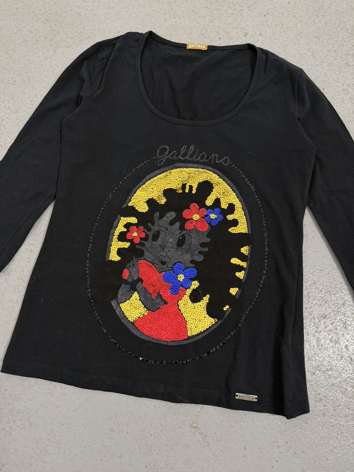 John Galliano Vintage 00s John Galliano Betty Boop 3/4 Sleeve Length Size M / US 6-8 / IT 42-44 - 2 Thumbnail