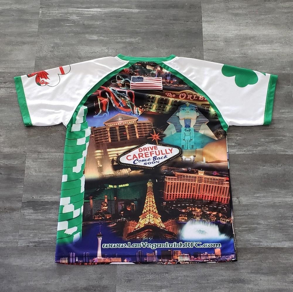 Designer Las Vegas Irish Professional Rugby Tour Jersey Size US L / EU 52-54 / 3 - 2 Thumbnail