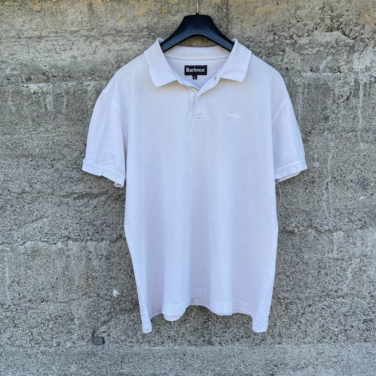 Vintage Barbour Polo T-shirts Small Logo Basic Fit 90s Y2K