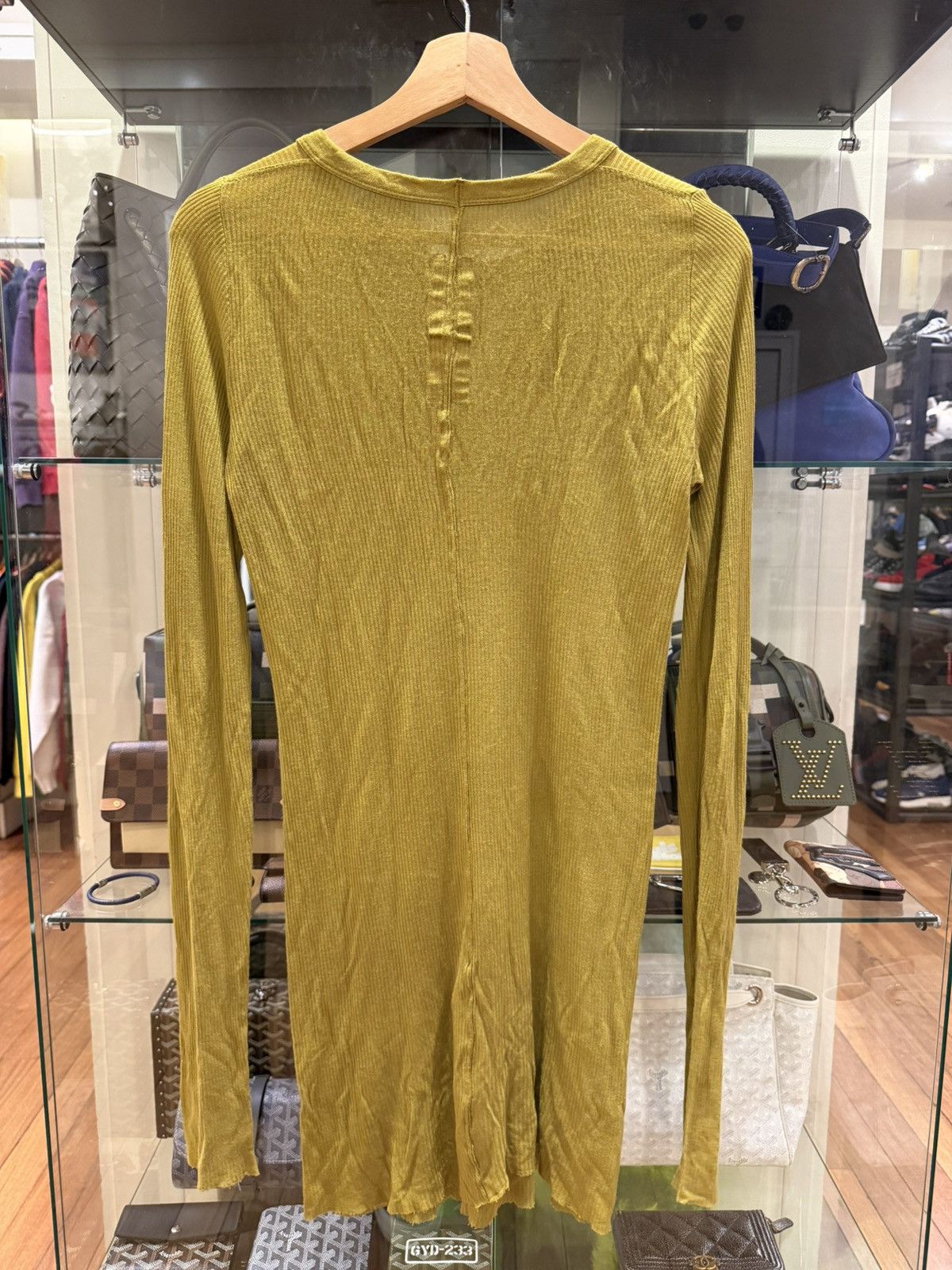 Rick Owens Rick Owens Ribbed Longsleeve Shirt Size US S / EU 44-46 / 1 - 2 Thumbnail