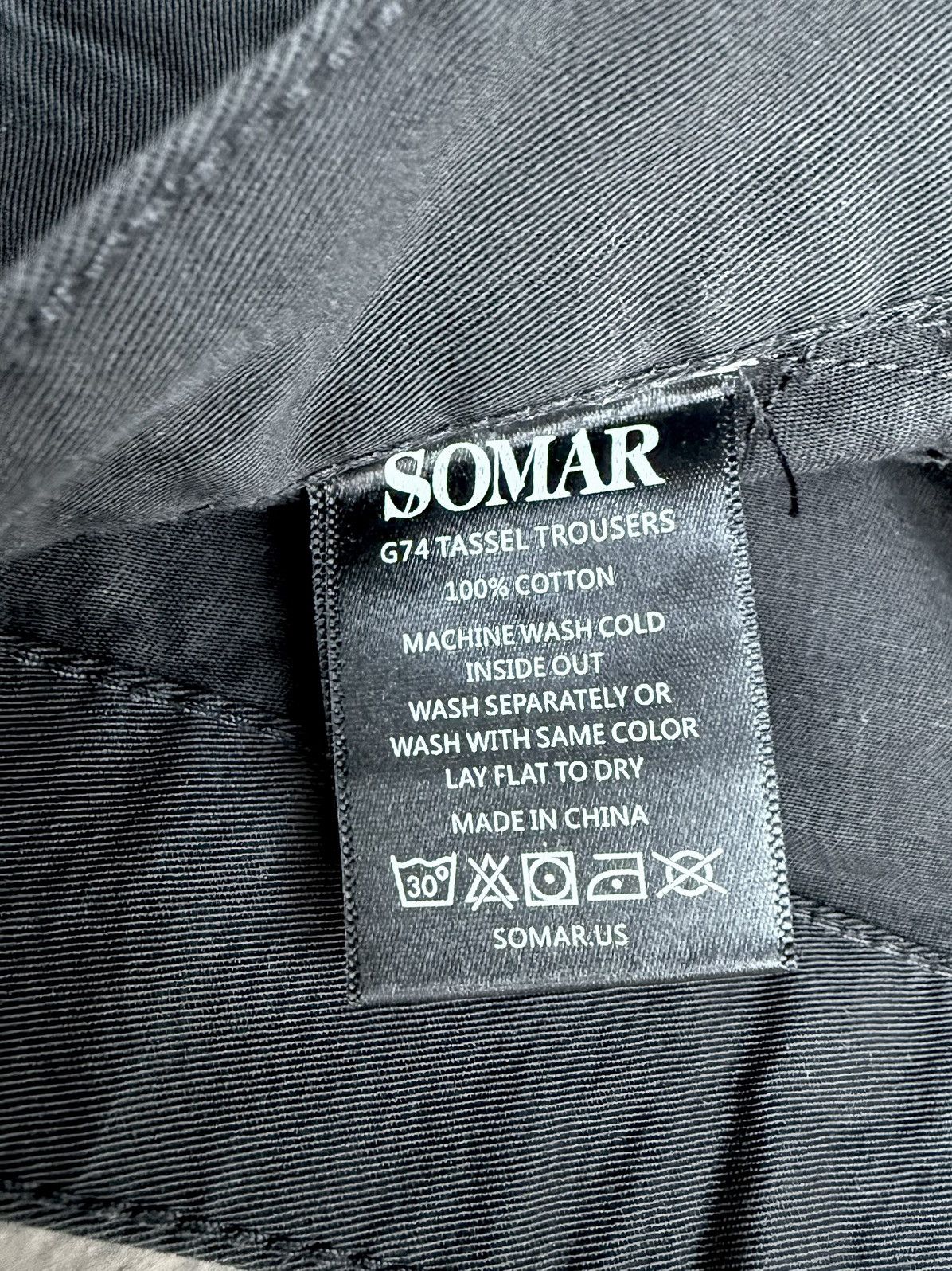 Somar Somar G74 Tassel Trouser Black Size US 32 / EU 48 - 5 Thumbnail