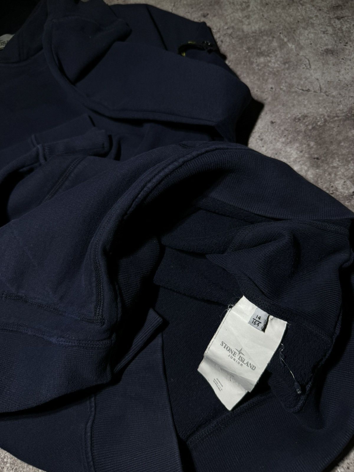 Massimo Osti × Stone Island Stone Island Junior Size S (14 Years) Vintage Blue Hoodie Size US S / EU 44-46 / 1 - 17 Thumbnail