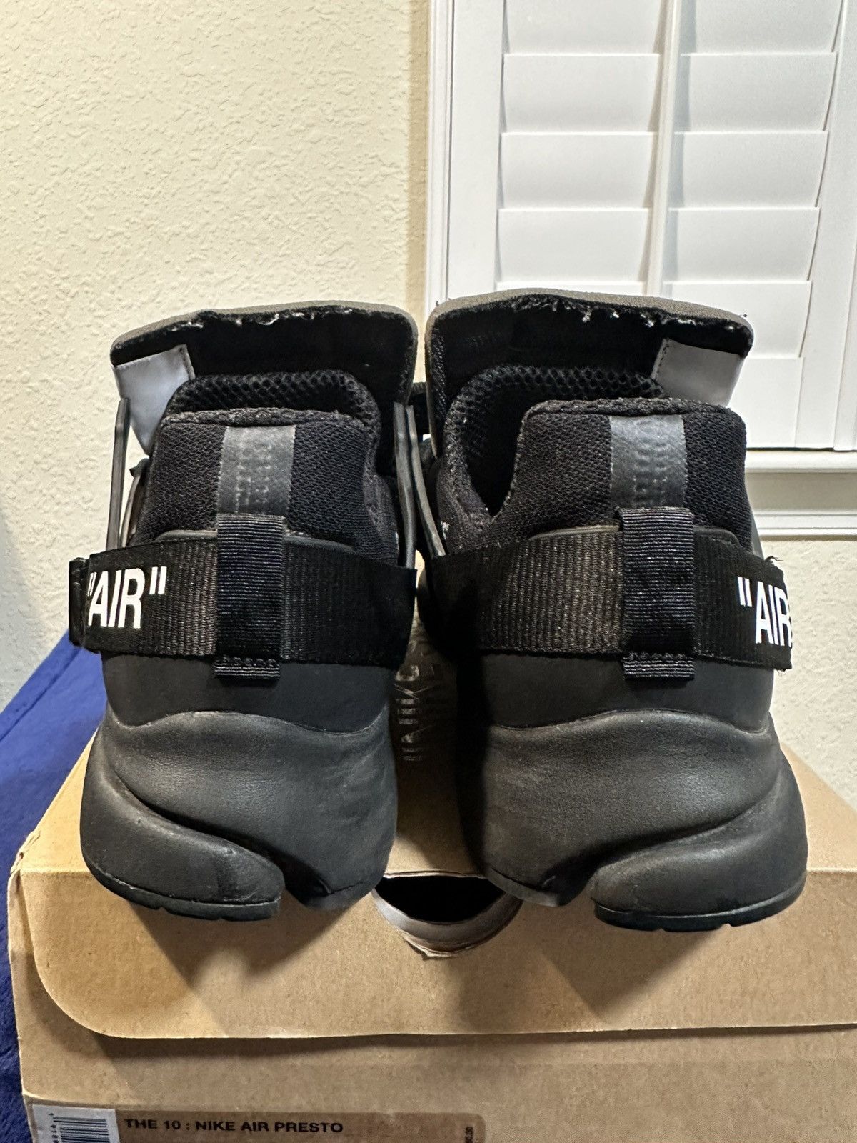 Nike × Off-White × Virgil Abloh NIKE x OFF WHITE Presto (Black) Size US 10 / EU 43 - 5 Thumbnail