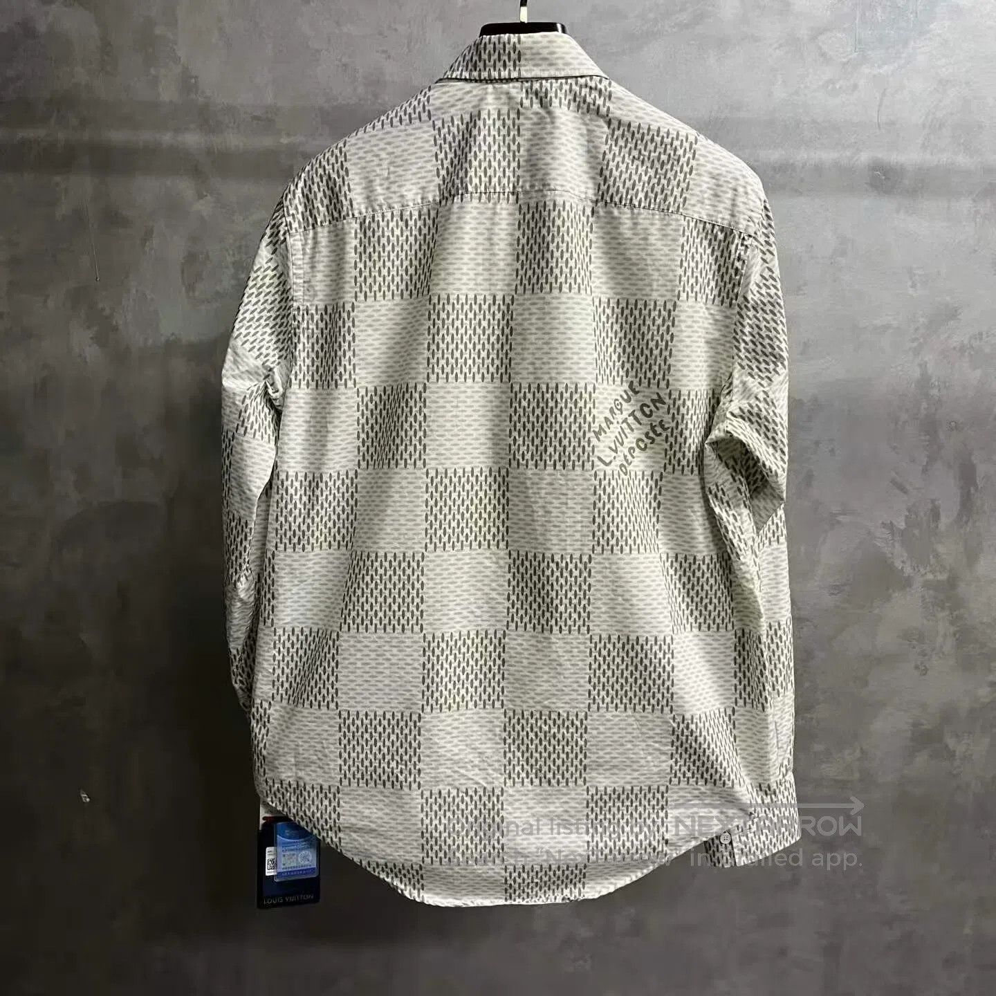 Louis Vuitton Louis Vuitton Gray checkered letter-printed square-neck ca Size US L / EU 52-54 / 3 - 4 Thumbnail