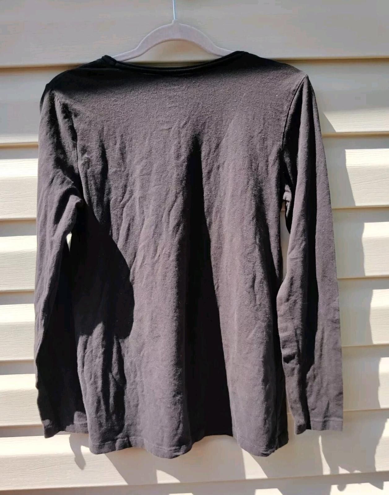 Other Vintage Announcements Maternity Long Sleeve T Shirt Top Blac Size M / US 6-8 / IT 42-44 - 4 Thumbnail
