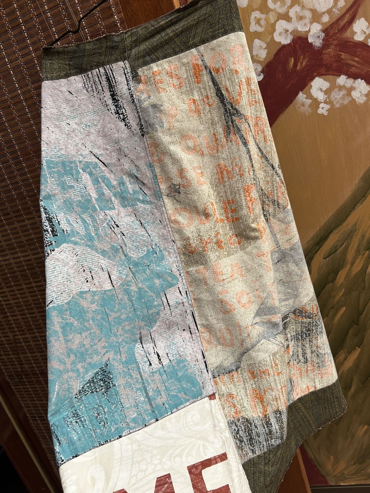 Custo Barcelona Y2K Custo Barcelona Patchwork Maxi Skirt Abstract Print Size 26" / US 2 / IT 38 - 6 Thumbnail