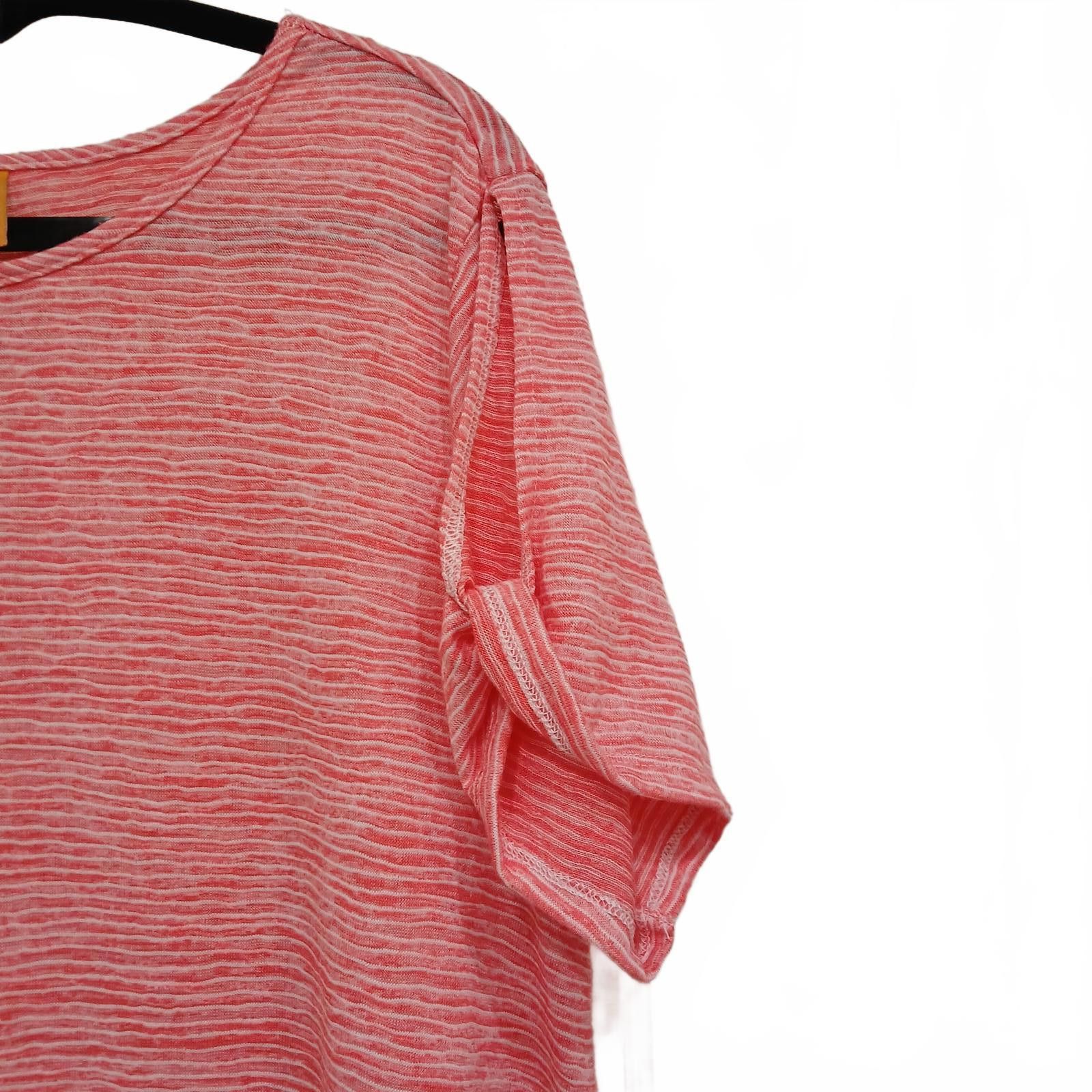 Designer XL Ruby Rd Red and White striped t shirt dress Size XL / US 12-14 / IT 48-50 - 5 Thumbnail