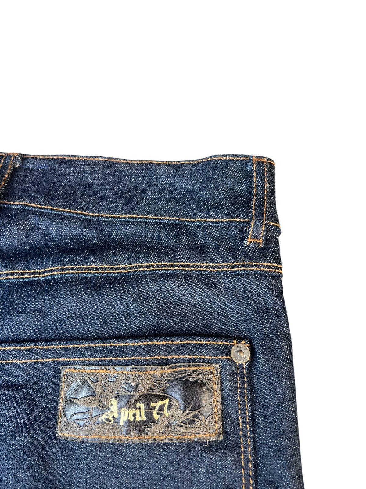 April 77 2001 April 77 Joey Overdrive Stretch Denim Waxed Jeans Size US 29 - 17 Thumbnail