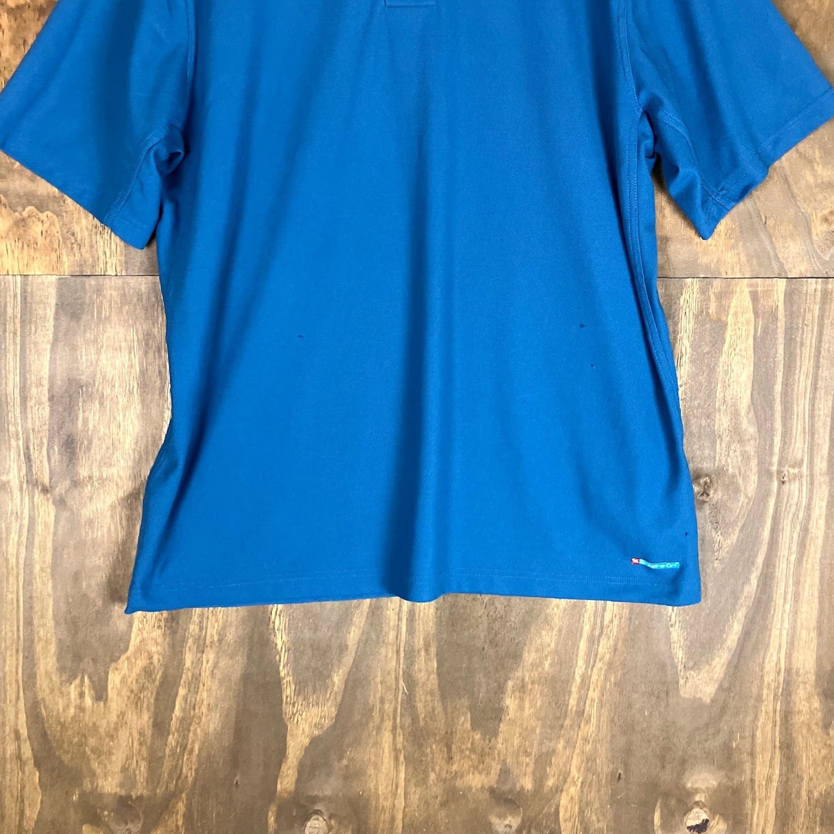 Wrangler Wrangler Mens Shirt Blue Polo Breathe On Wicking Tech Short Sleeve XLT Shirt Mens Blue Polo Breathe On Wicking Tech Short Sleeve XLT Size US XL / EU 56 / 4 - 3 Thumbnail