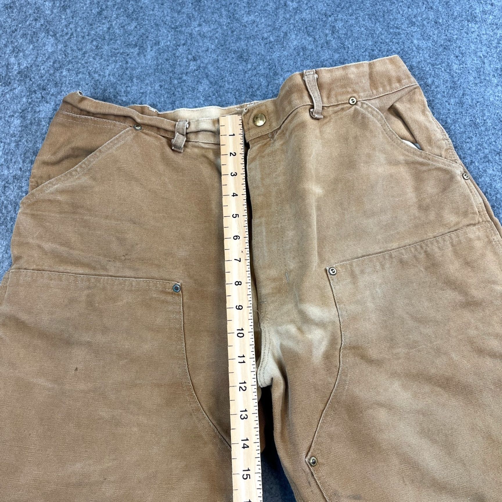 Carhartt Vintage Carhartt Mens Jeans Relaxed Baggy Carpenter 34 32 Double Knee Canvas USA Jeans Mens 34 Size US 34 / EU 50 - 5 Thumbnail